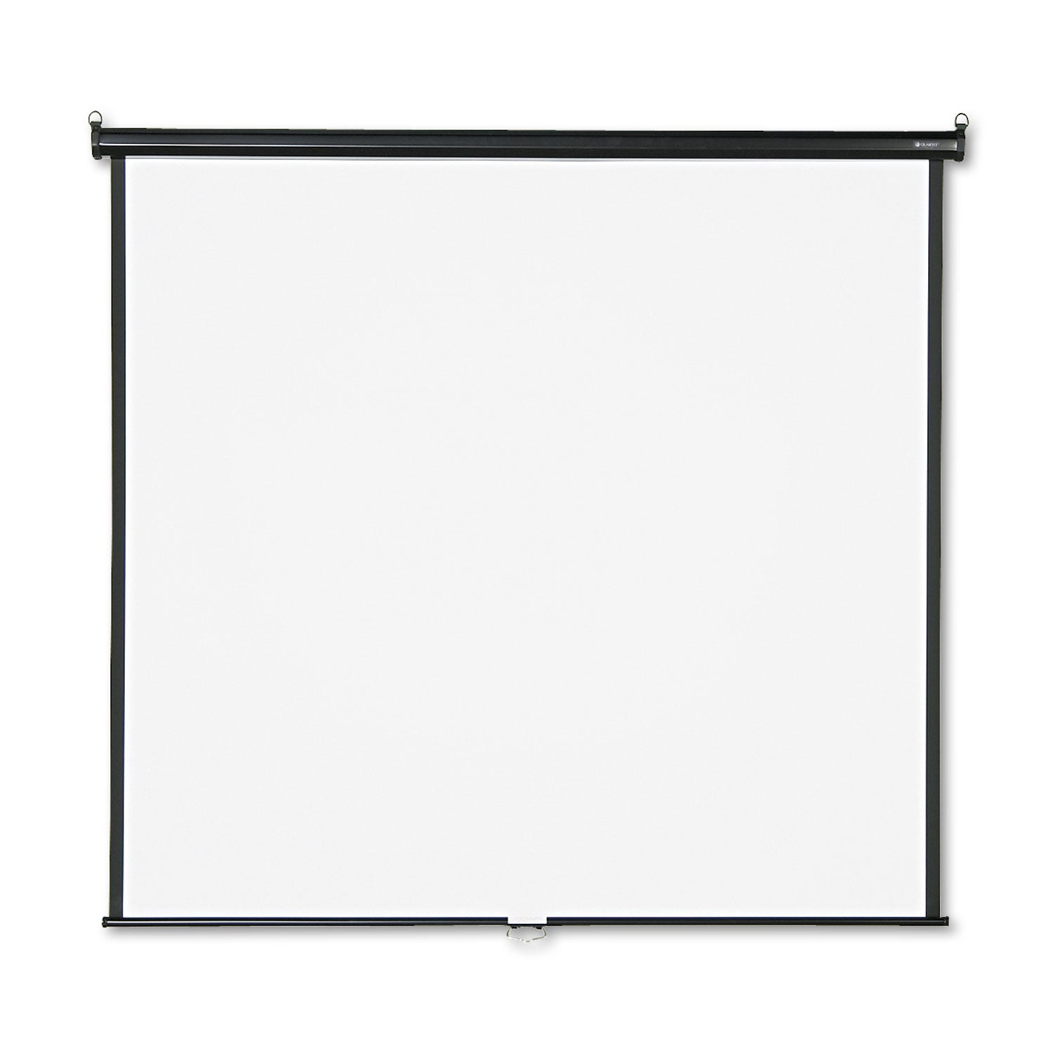 Quartet Wall or Ceiling Projection Screen, 70 x 70, White Matte Finish