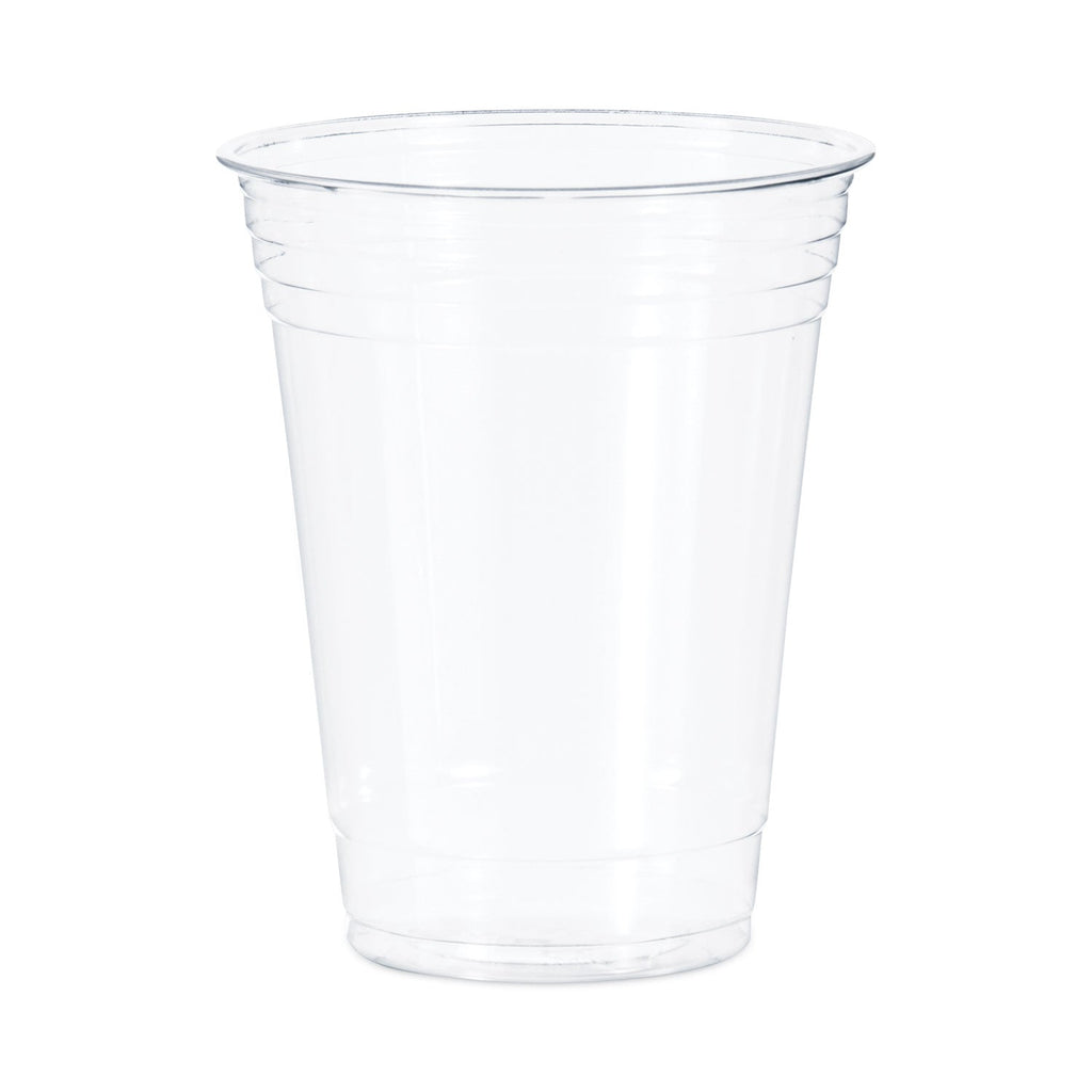 Dart Ultra Clear PET Cups, 16 oz, Squat, 50/Bag, 20 Bags/Carton