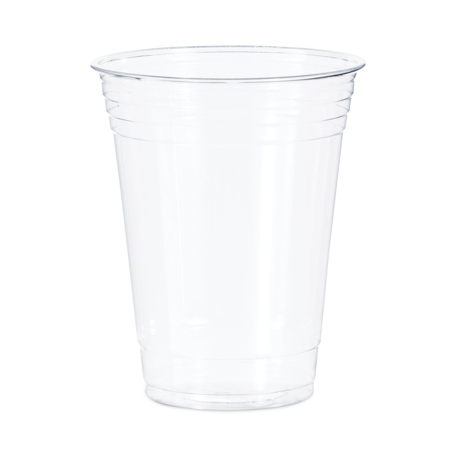 Dart Ultra Clear PET Cups, 16 oz, Squat, 50/Bag, 20 Bags/Carton