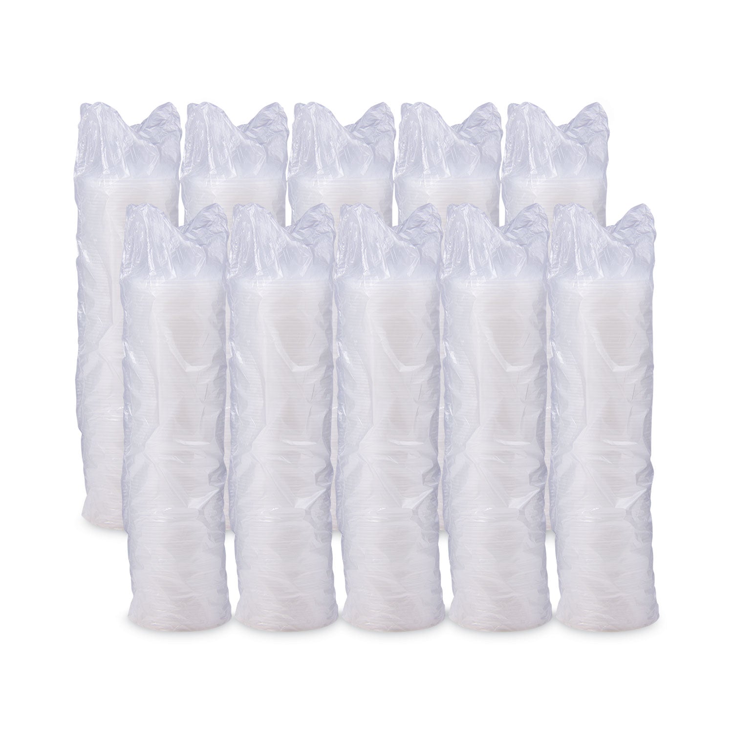Dart Lift n' Lock Plastic Hot Cup Lids, With Straw Slot, Fits 10 oz to 14 oz Cups, Translucent, 100/Sleeve, 10 Sleeves/Carton