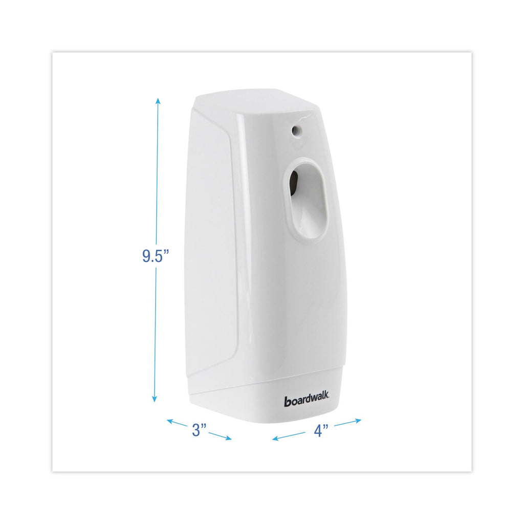 Boardwalk Air Freshener Dispenser Starter Kit, White, Cinnamon Sunset, 5.3 oz