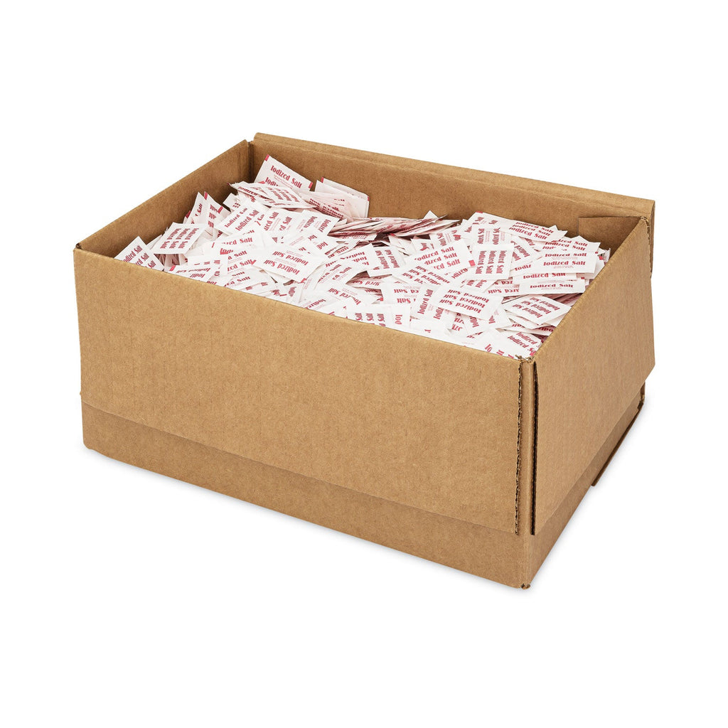 Office Snax Iodized Salt Packets, 0.75 g Packet, 3,000/Box