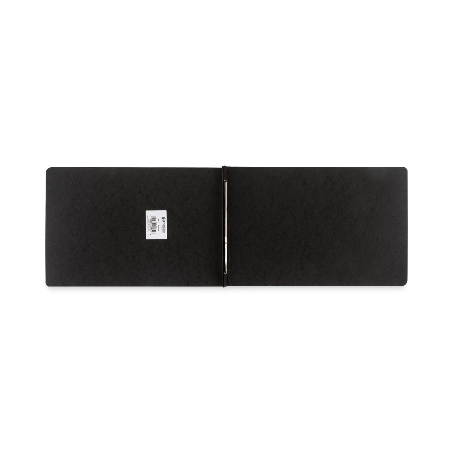 ACCO Pressboard Report Cover with Tyvek Reinforced Hinge, Two-Piece Prong Fastener, 3" Capacity, 11 x 17,  Black/Black