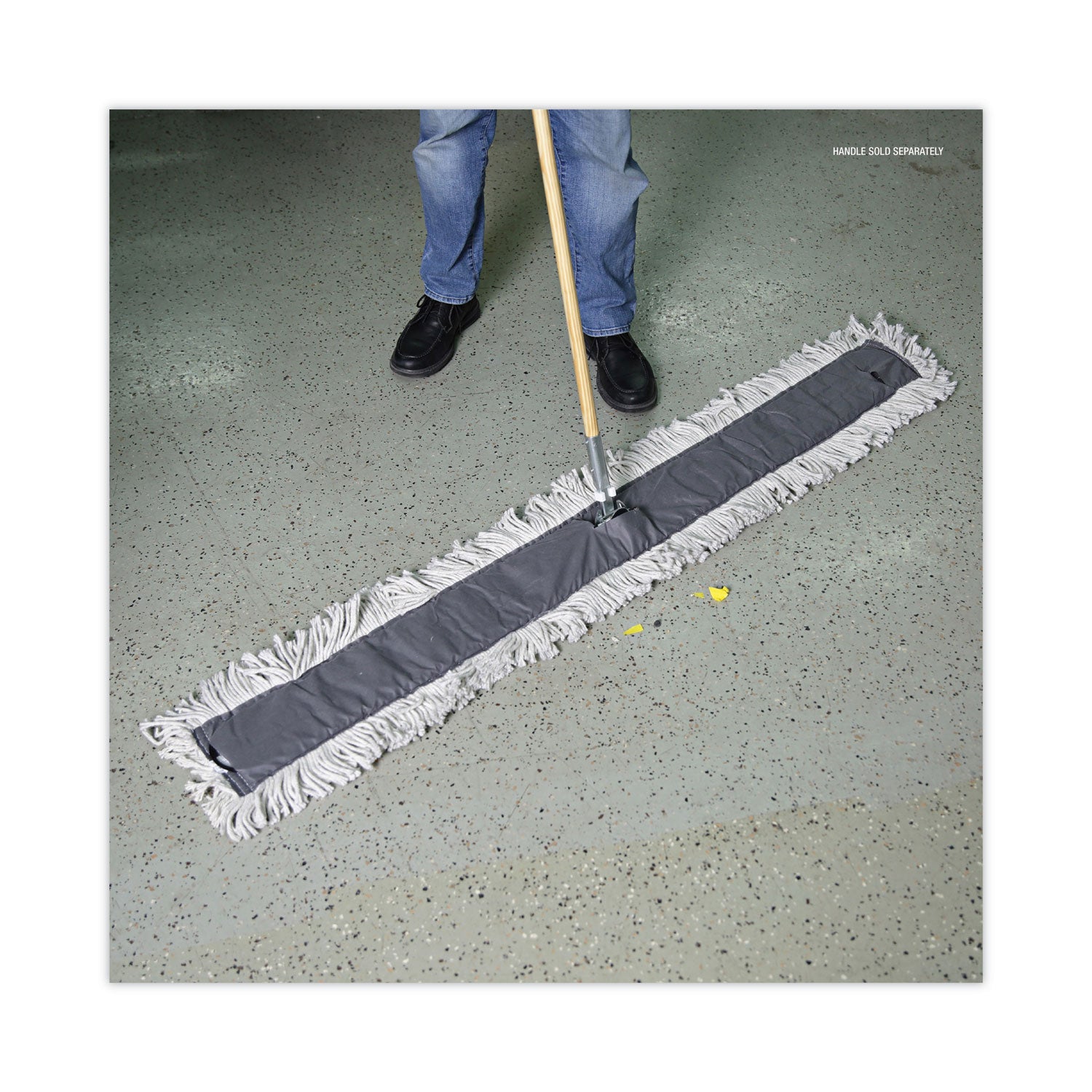 Boardwalk Disposable Dust Mop Head, Cotton, Cut-End, 60w x 5d