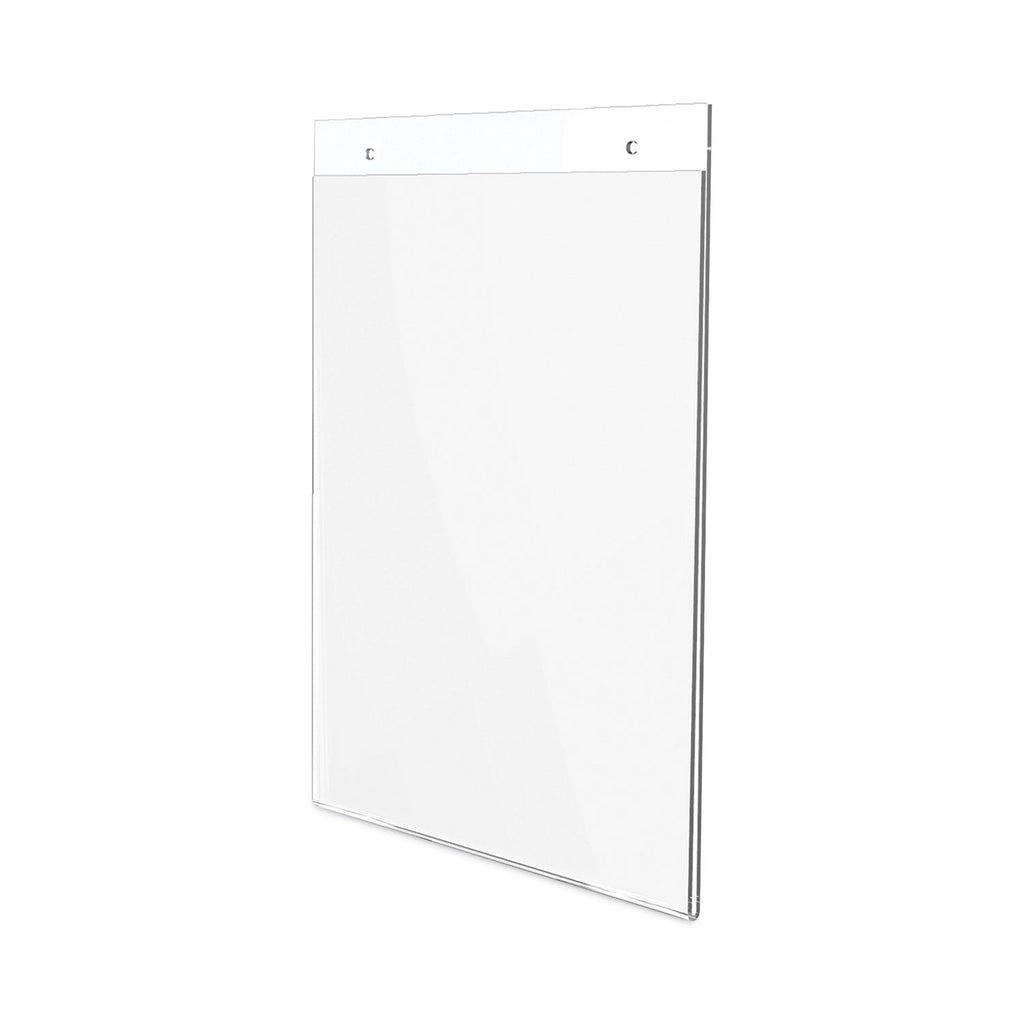 deflecto Classic Image Wall Sign Holder, 8.5 x 11, Clear Frame, 12/Pack