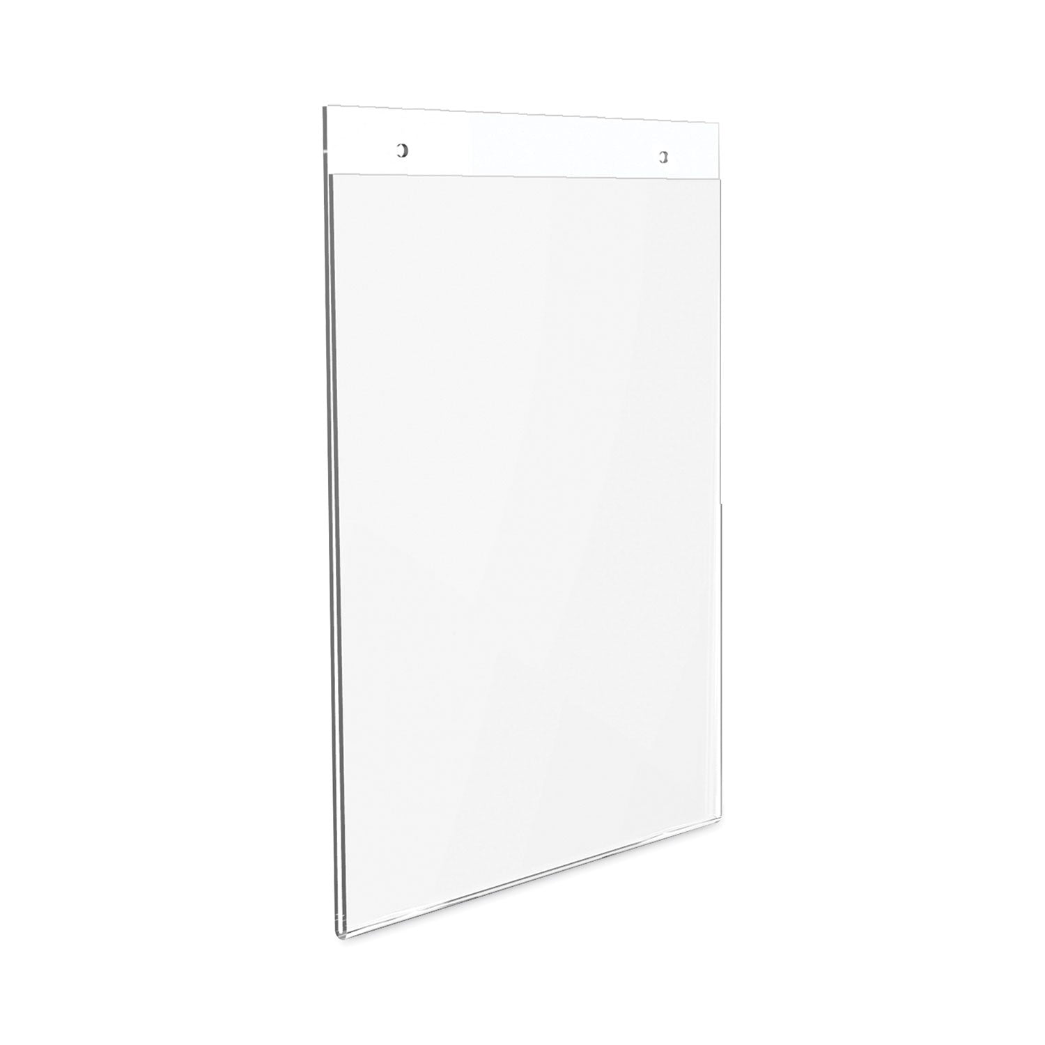 deflecto Classic Image Wall Sign Holder, 8.5 x 11, Clear Frame, 12/Pack