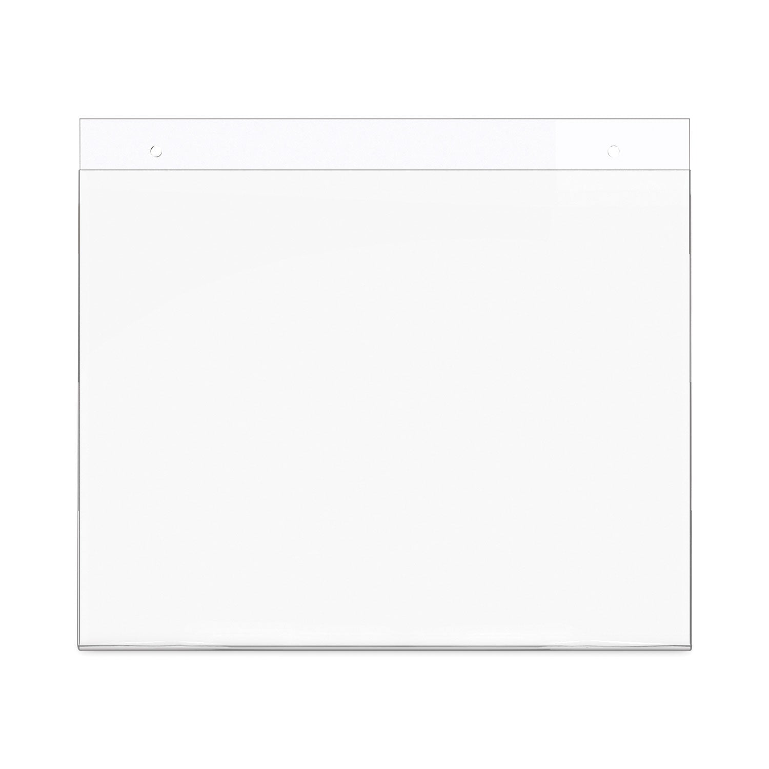 deflecto Classic Image Wall-Mount Sign Holder, Landscape, 11 x 8.5, Clear
