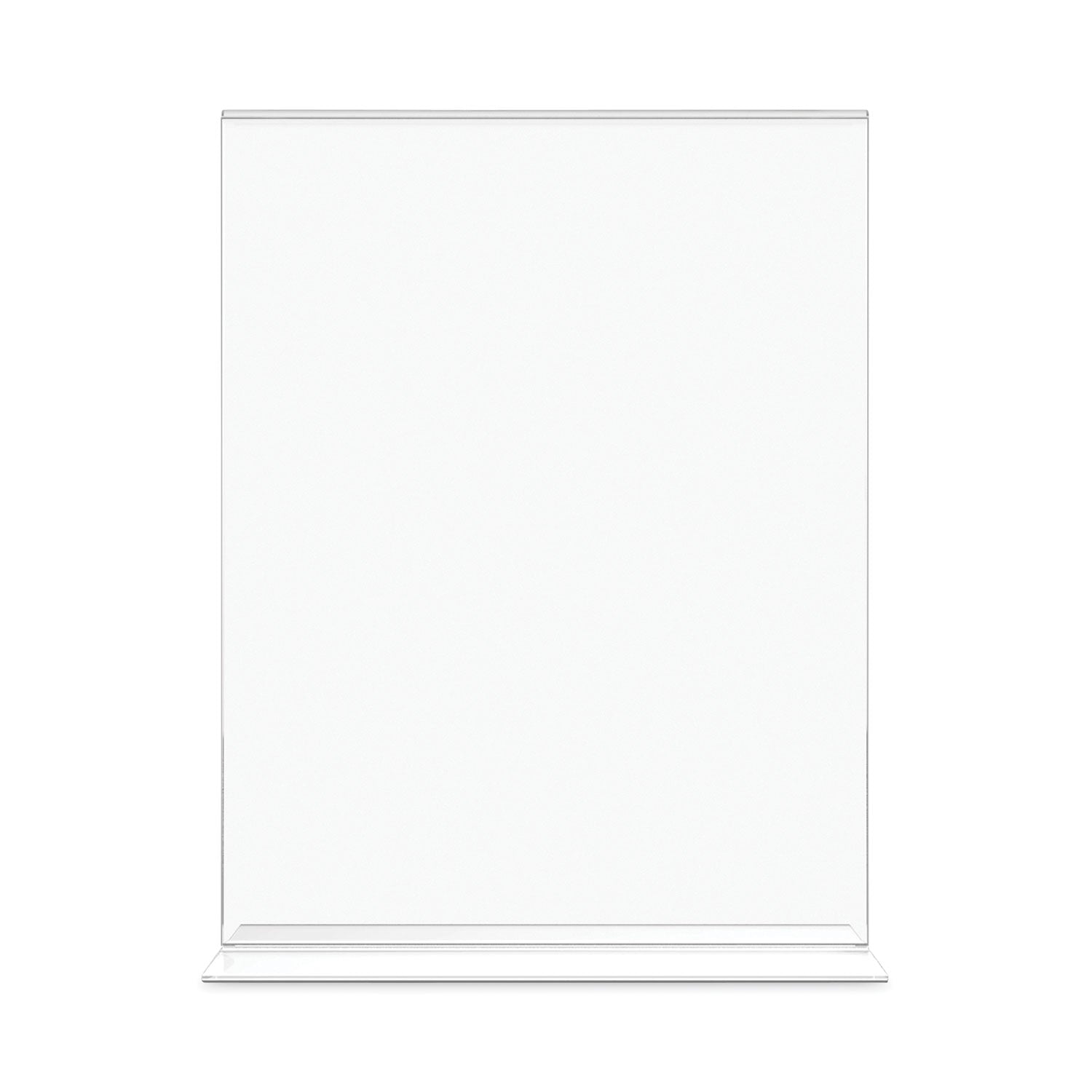 deflecto Classic Image Stand-Up Double-Sided Sign Holder, 8.5 x 11, 12/Pack