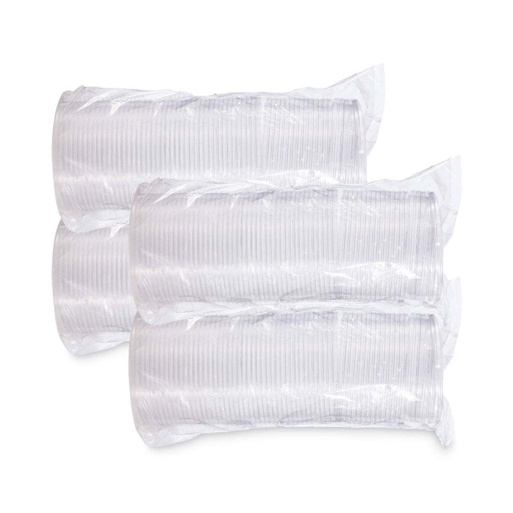 Dart PresentaBowls Clear Flat Lids, 5.4" Diameter x 0.3"h, Plastic, 504/Carton