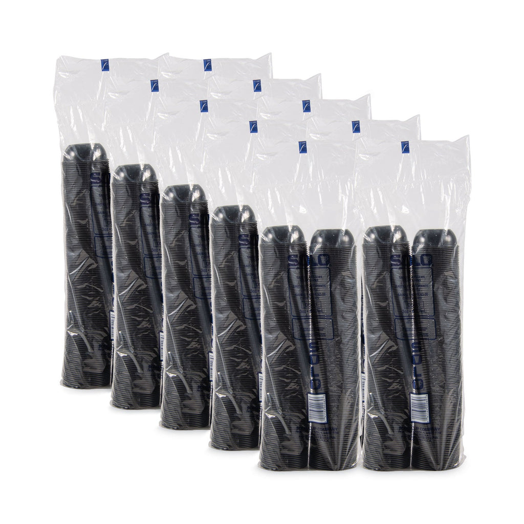 Dart Polystyrene Souffle Portion Cups, 3.5 oz, Black, 250/Bag, 10 Bags/Carton