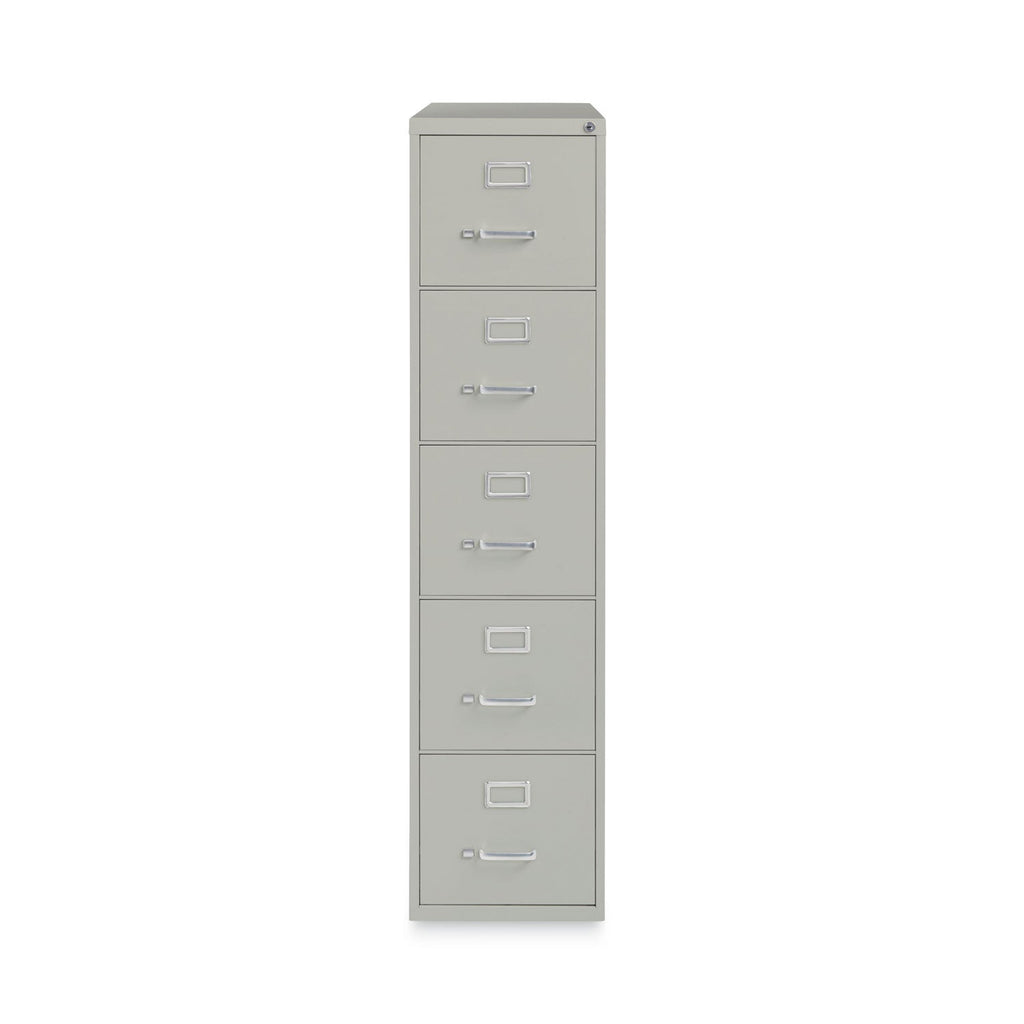 Hirsh Industries Vertical Letter File Cabinet, 4 Letter-Size File Drawers, Light Gray, 15 x 26.5 x 61.37