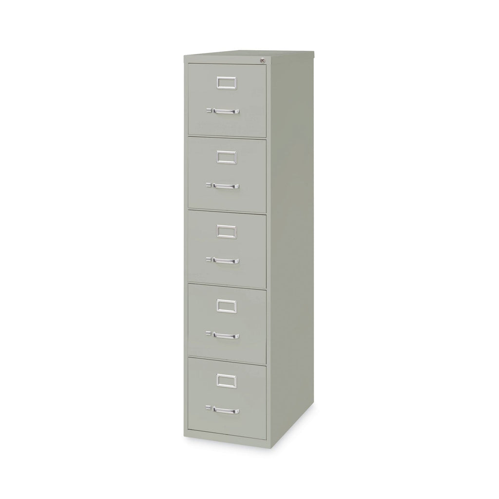 Hirsh Industries Vertical Letter File Cabinet, 4 Letter-Size File Drawers, Light Gray, 15 x 26.5 x 61.37