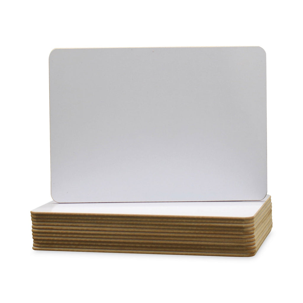 Flipside Dry Erase Board, 9 x 7, White, 12/Pack