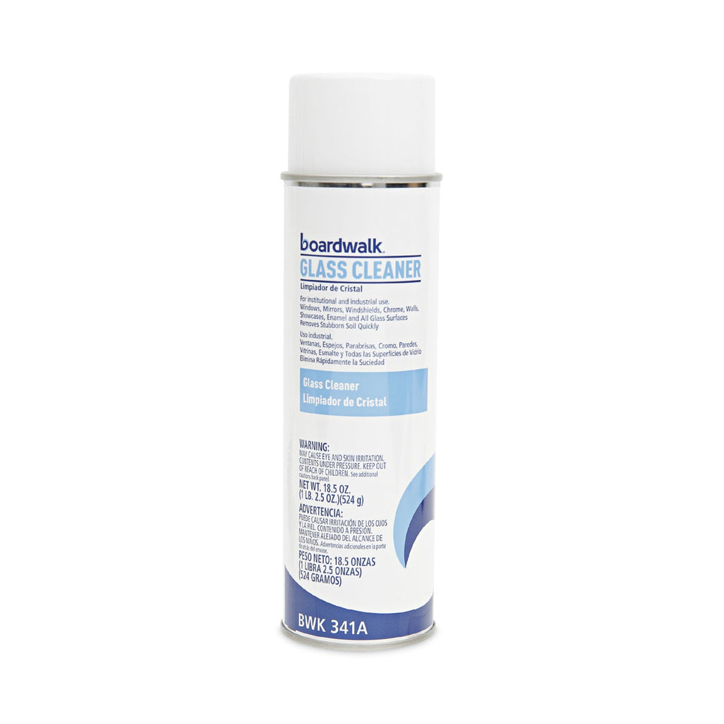 Boardwalk Glass Cleaner, Sweet Scent, 18.5 oz. Aerosol Spray, 12/Carton