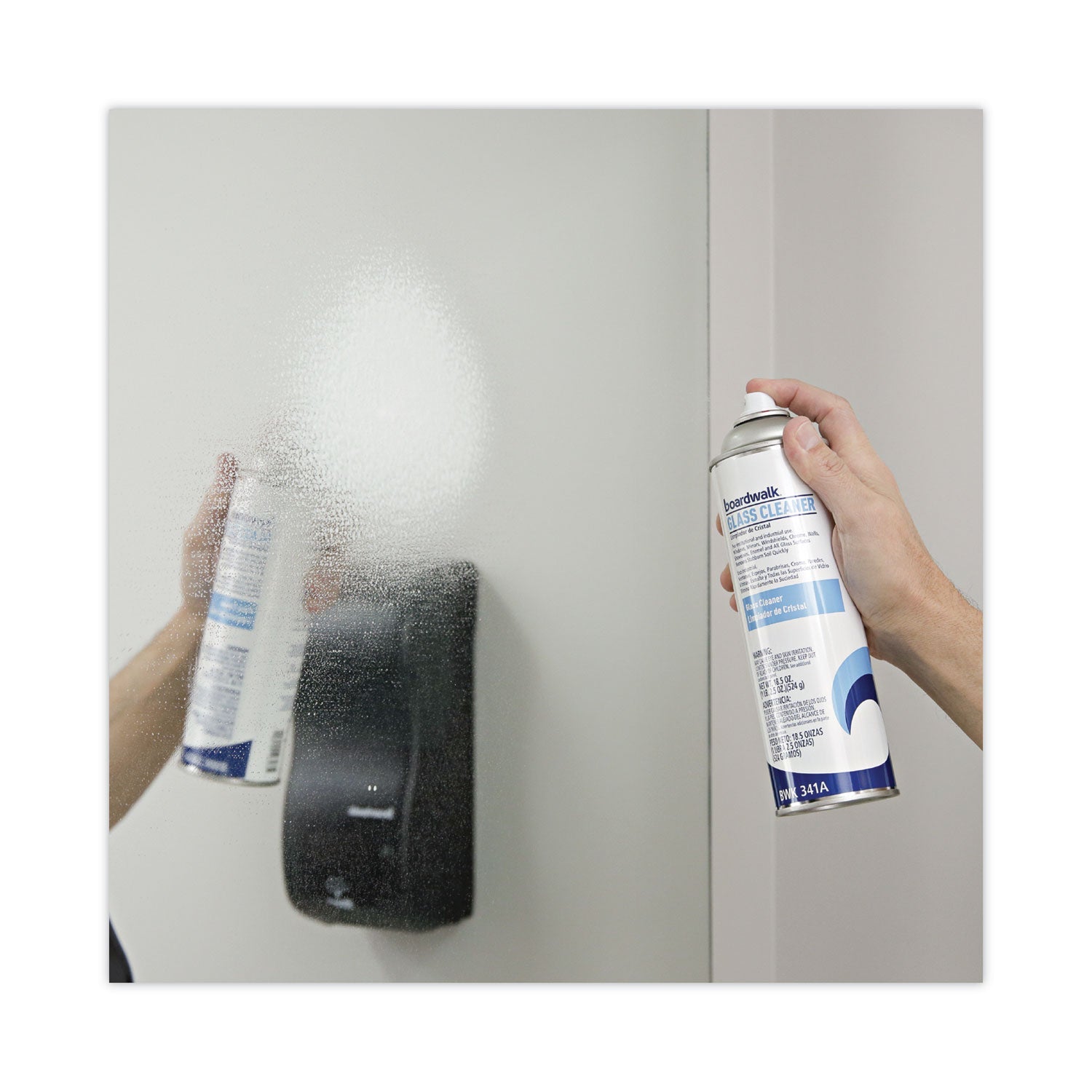 Boardwalk Glass Cleaner, Sweet Scent, 18.5 oz. Aerosol Spray, 12/Carton