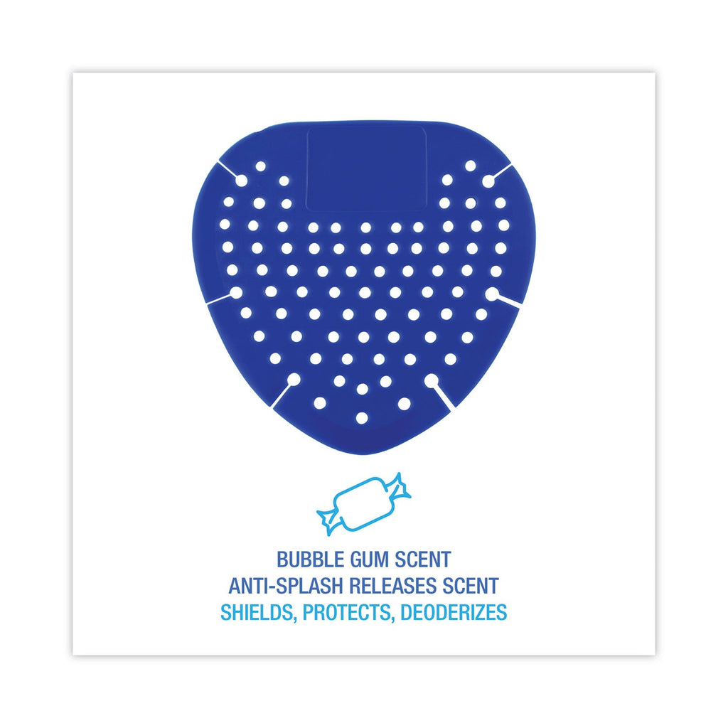 Boardwalk Urinal Screen, Bubblegum Scent, 3.5 oz, Blue, Dozen