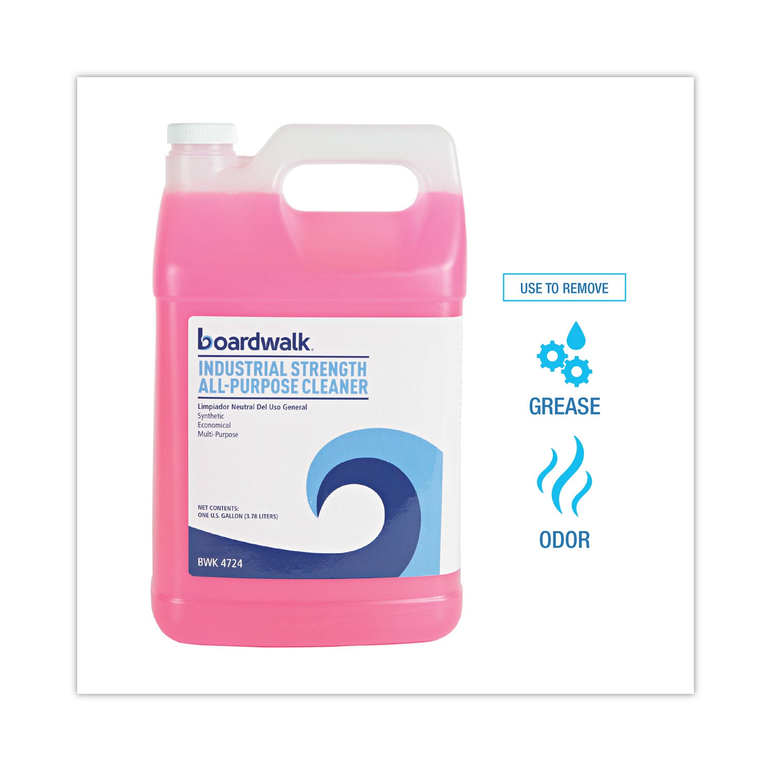 Boardwalk Industrial Strength All-Purpose Cleaner, Unscented, 1 gal Bottle