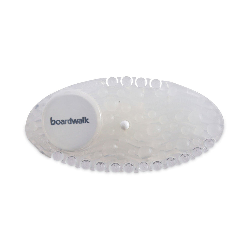 Boardwalk Curve Air Freshener, Mango, Solid, Clear, 10/Box