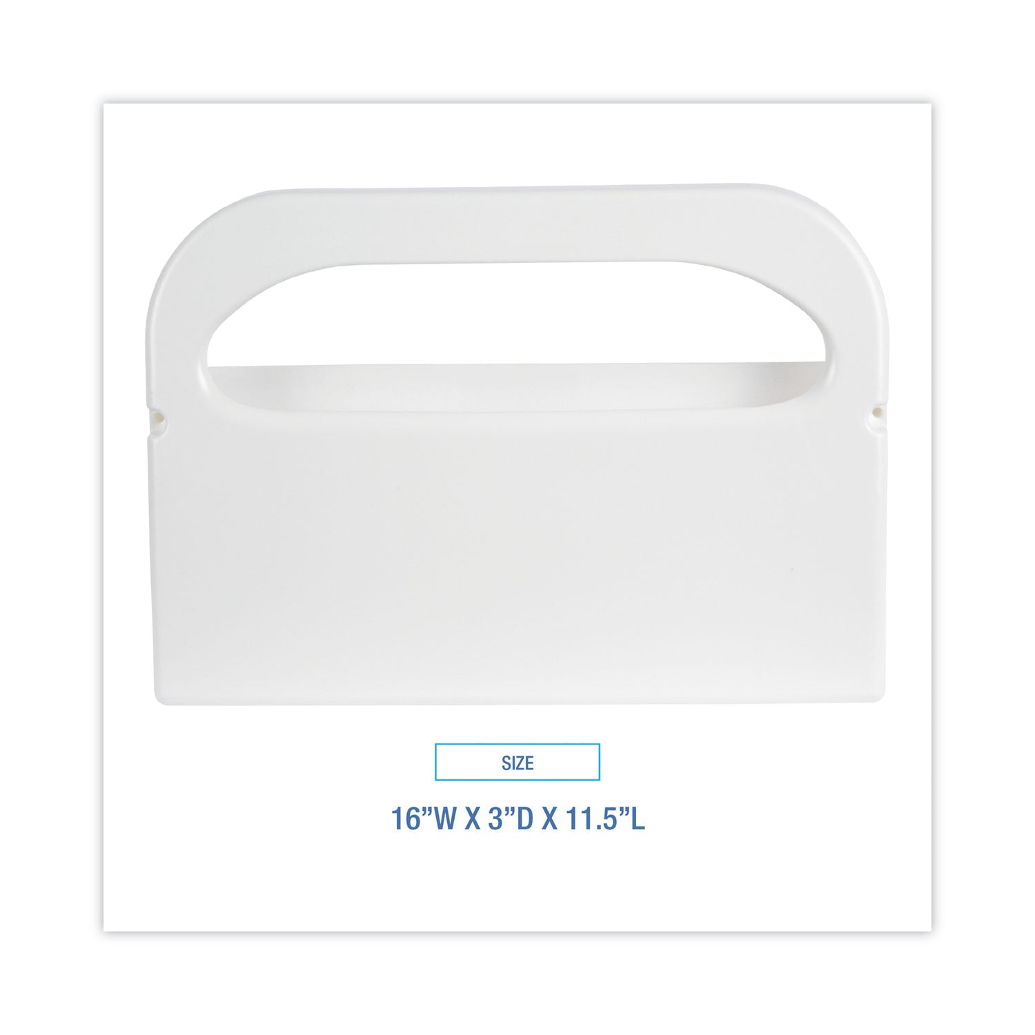 Boardwalk Toilet Seat Cover Dispenser, 16 x 3 x 11.5, White, 2/Box