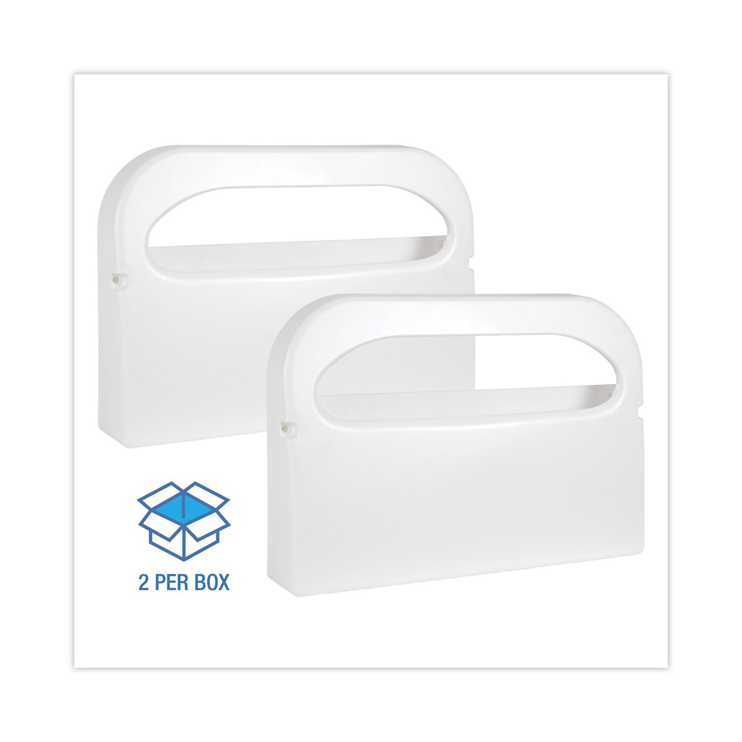 Boardwalk Toilet Seat Cover Dispenser, 16 x 3 x 11.5, White, 2/Box
