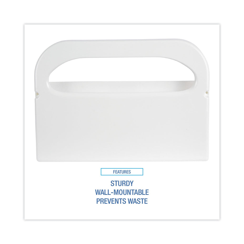 Boardwalk Toilet Seat Cover Dispenser, 16 x 3 x 11.5, White, 2/Box