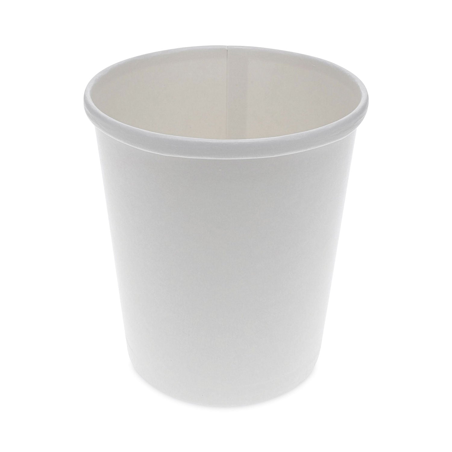 Pactiv Evergreen Paper Round Food Container, 32 oz, 5.13" Diameter x 4.5"h, White, 500/Carton