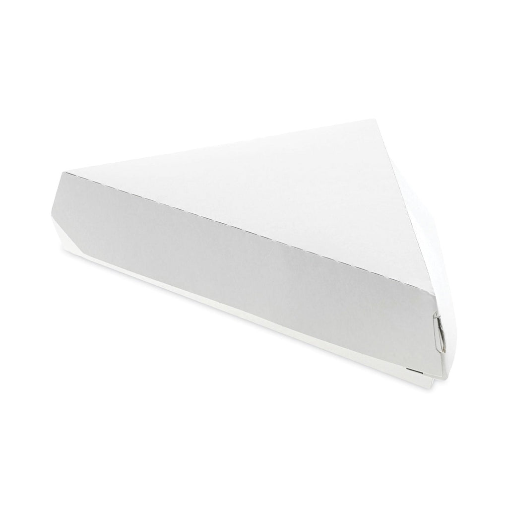 Pactiv Evergreen Paperboard Hinged Container, Pizza Box, 8.26 x 6.56 x 1.5, White, Paper, 500/Carton
