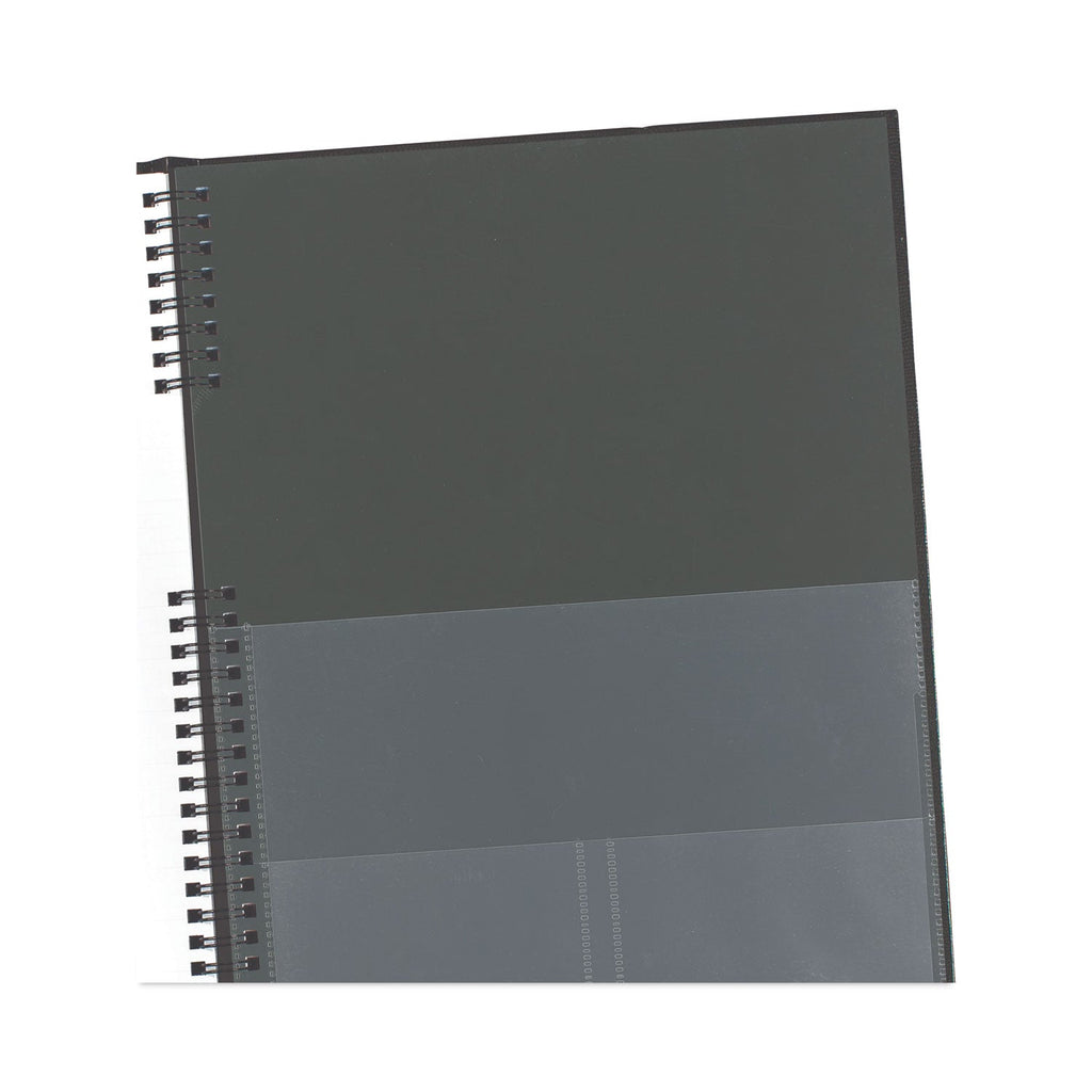 Brownline CoilPro Weekly Appointment Book in Columnar Format, 11 x 8.5, Black Cover, 12-Month (Jan to Dec): 2023