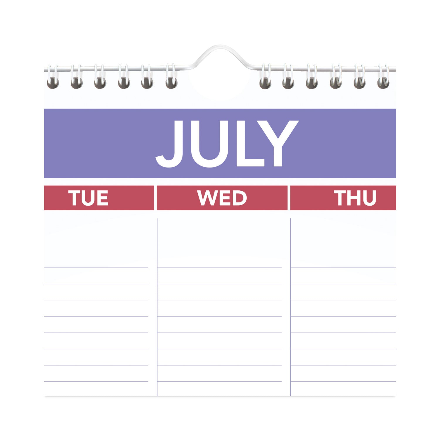 AT-A-GLANCE Academic Year Monthly Wall Calendar with Ruled Daily Blocks, 15.5 x 22.75, White Sheets, 12-Month (July to June): 2022-2023