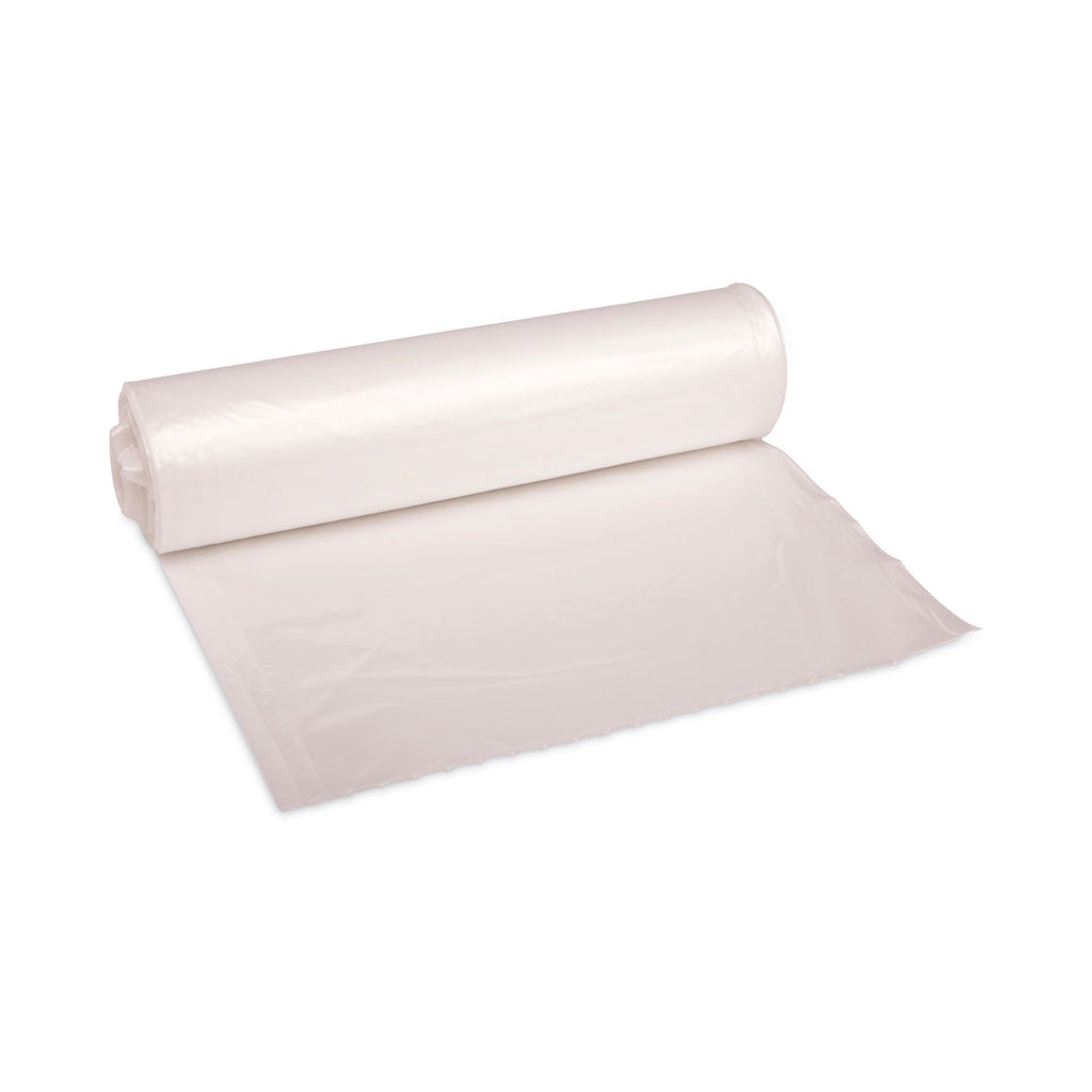 Boardwalk High-Density Can Liners, 45 gal, 13 microns, 40" x 46", Natural, 250/Carton