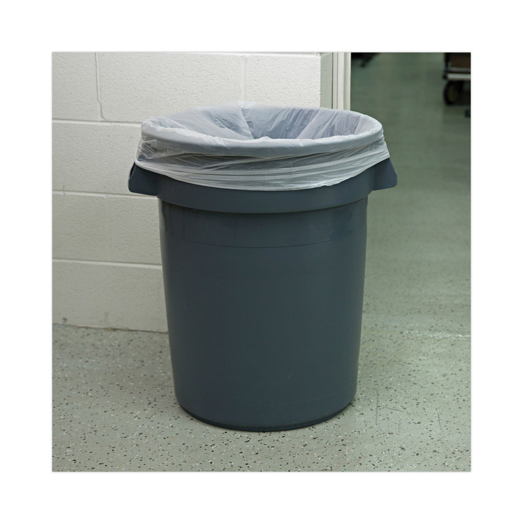 Boardwalk Linear Low Density Industrial Can Liners, 30 gal, 0.7 mil, 30 x 36, White, 200/Carton