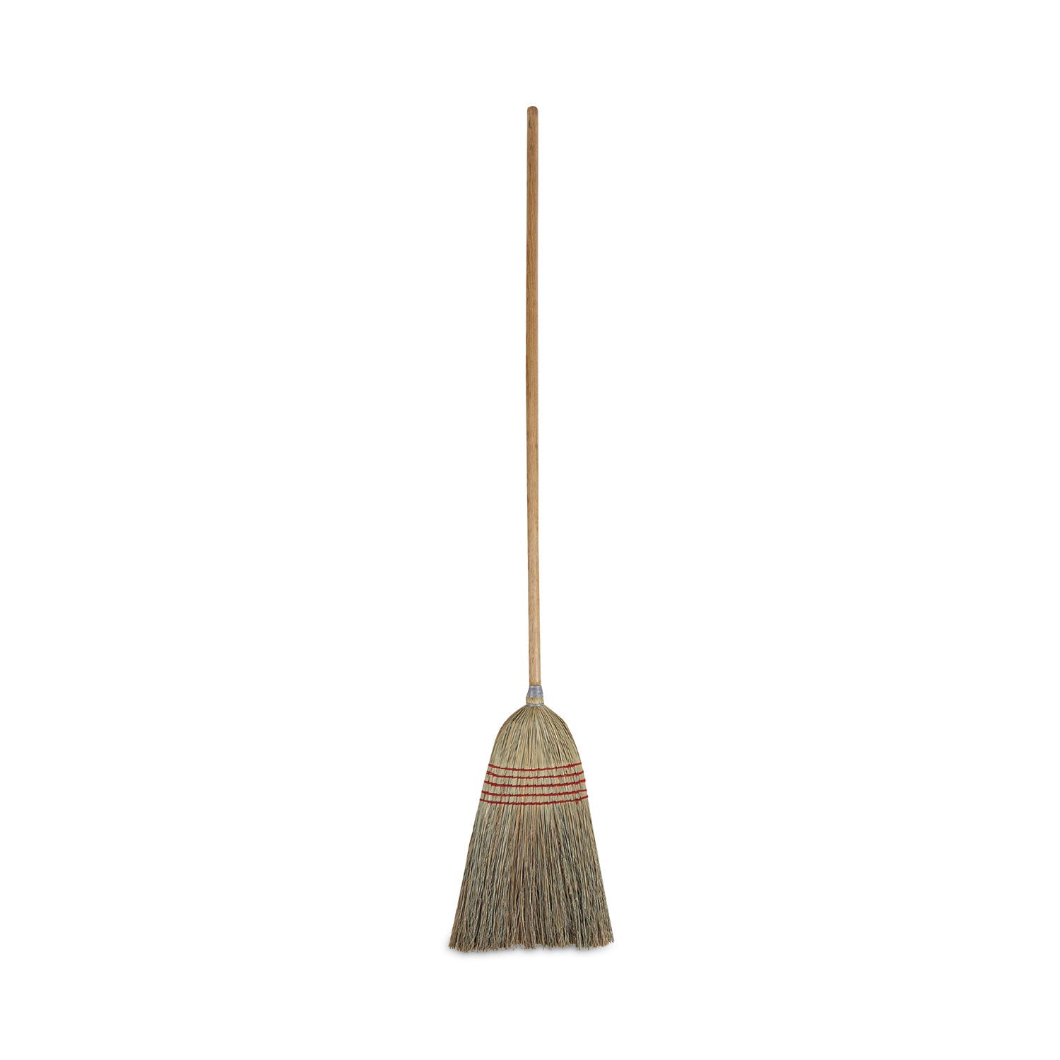 Boardwalk Parlor Broom, Corn Fiber Bristles, 55" Overall Length, Natural, 12/Carton