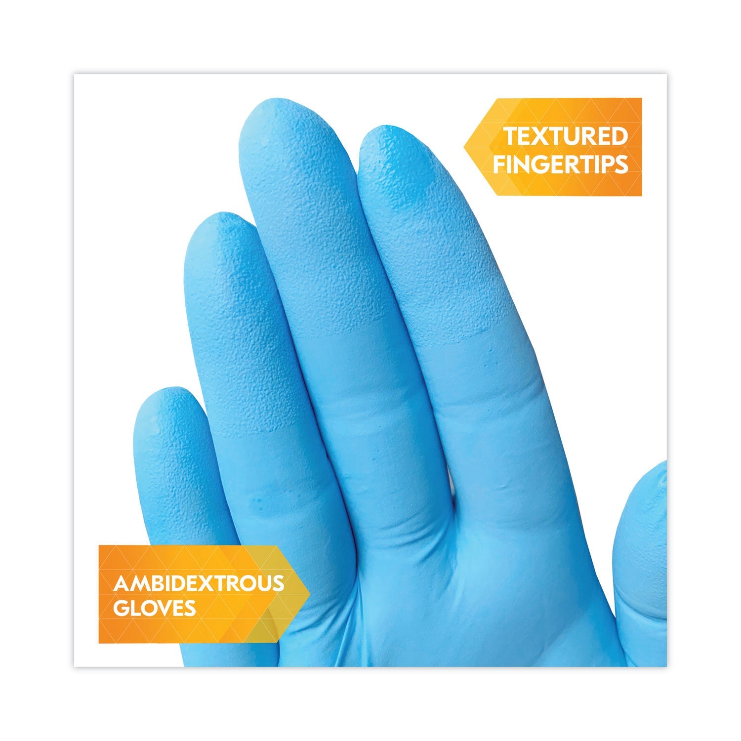 KleenGuard G10 Comfort Plus Blue Nitrile Gloves, Light Blue, Small, 1,000/Carton