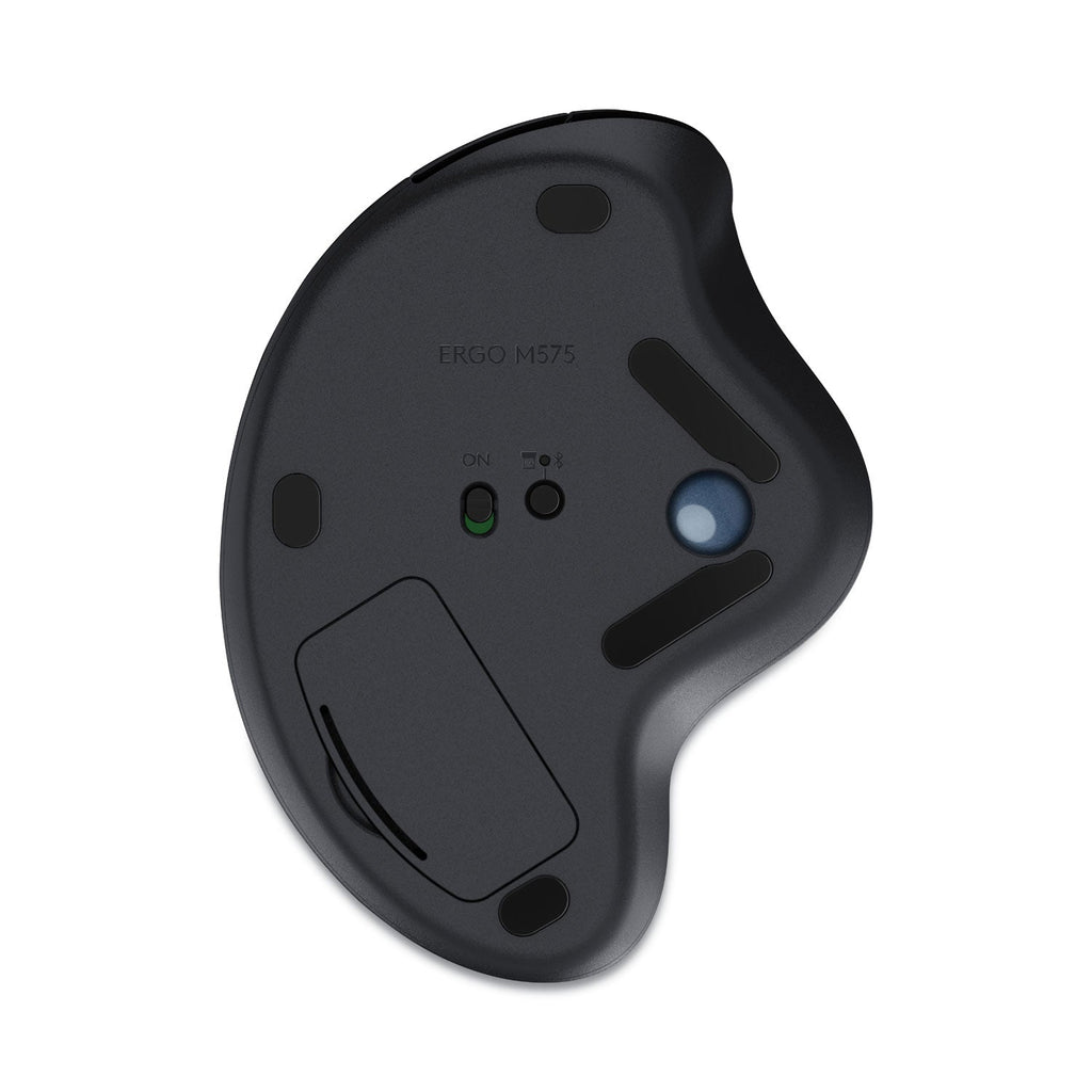 Logitech Ergo M575 Trackball, 32.8 ft Wireless Range, Right Hand Use, Graphite