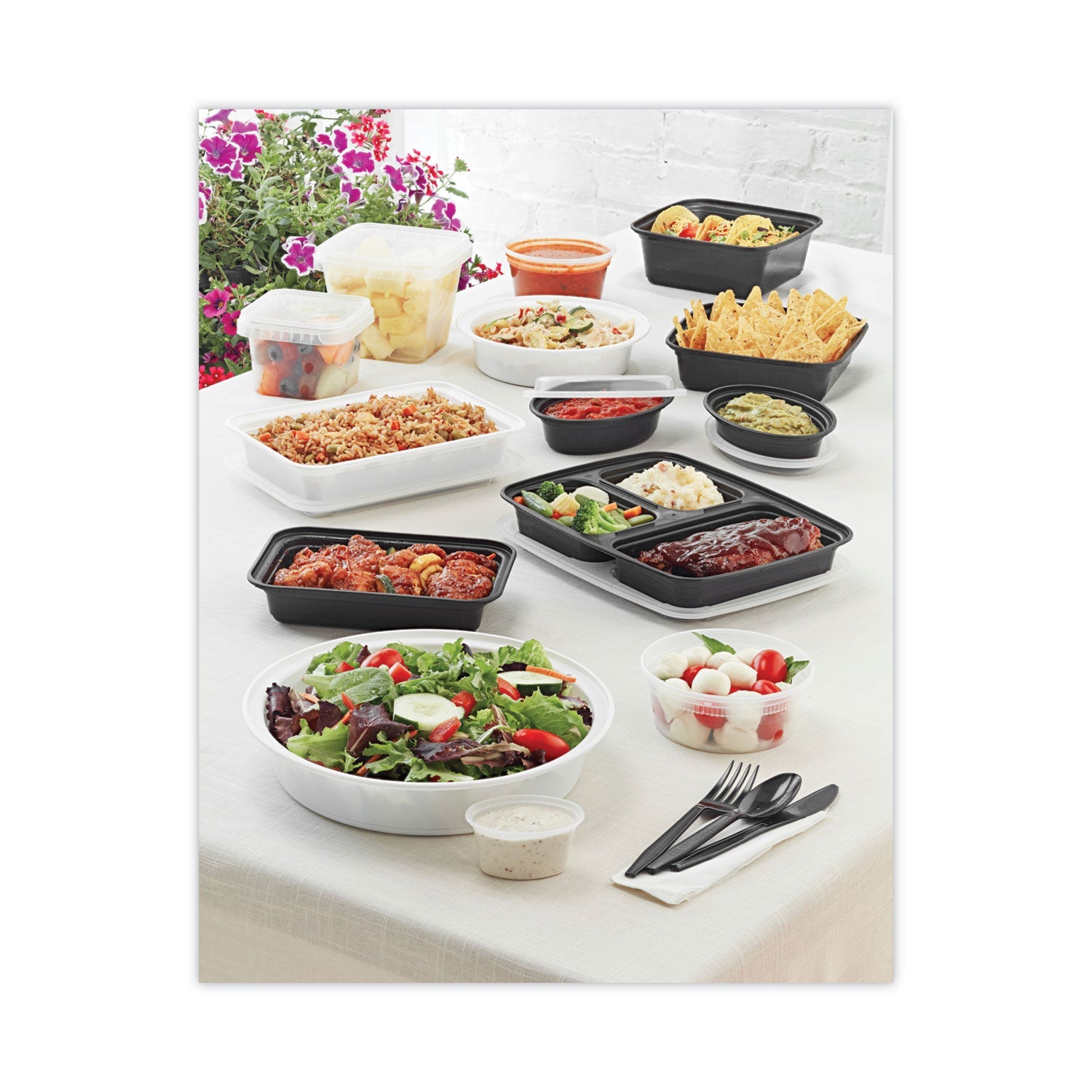 Pactiv Evergreen Newspring DELItainer Microwavable Container, 8 oz, 4.55 x 4.55 x 1.8, Translucent, Plastic, 480/Carton