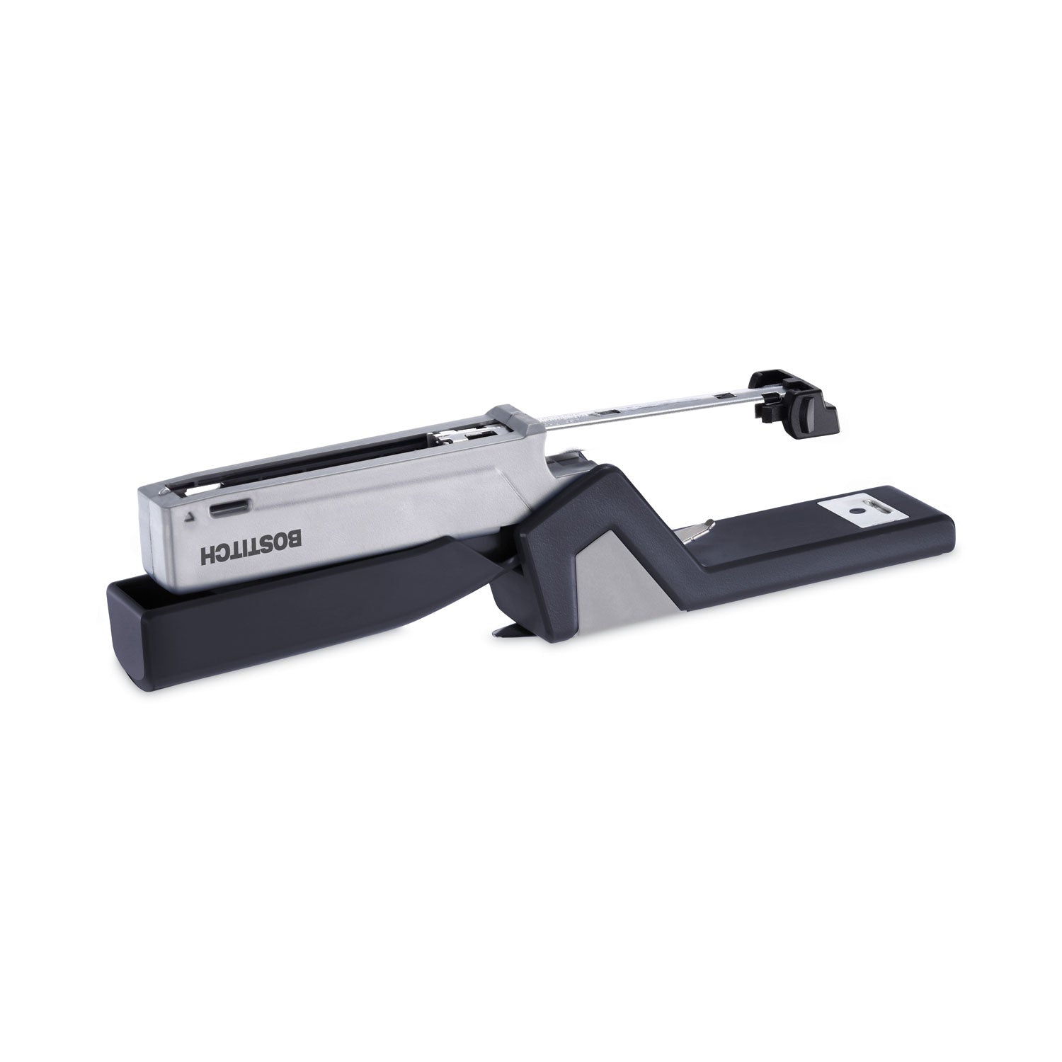 Bostitch InJoy Spring-Powered Compact Stapler, 20-Sheet Capacity, Black
