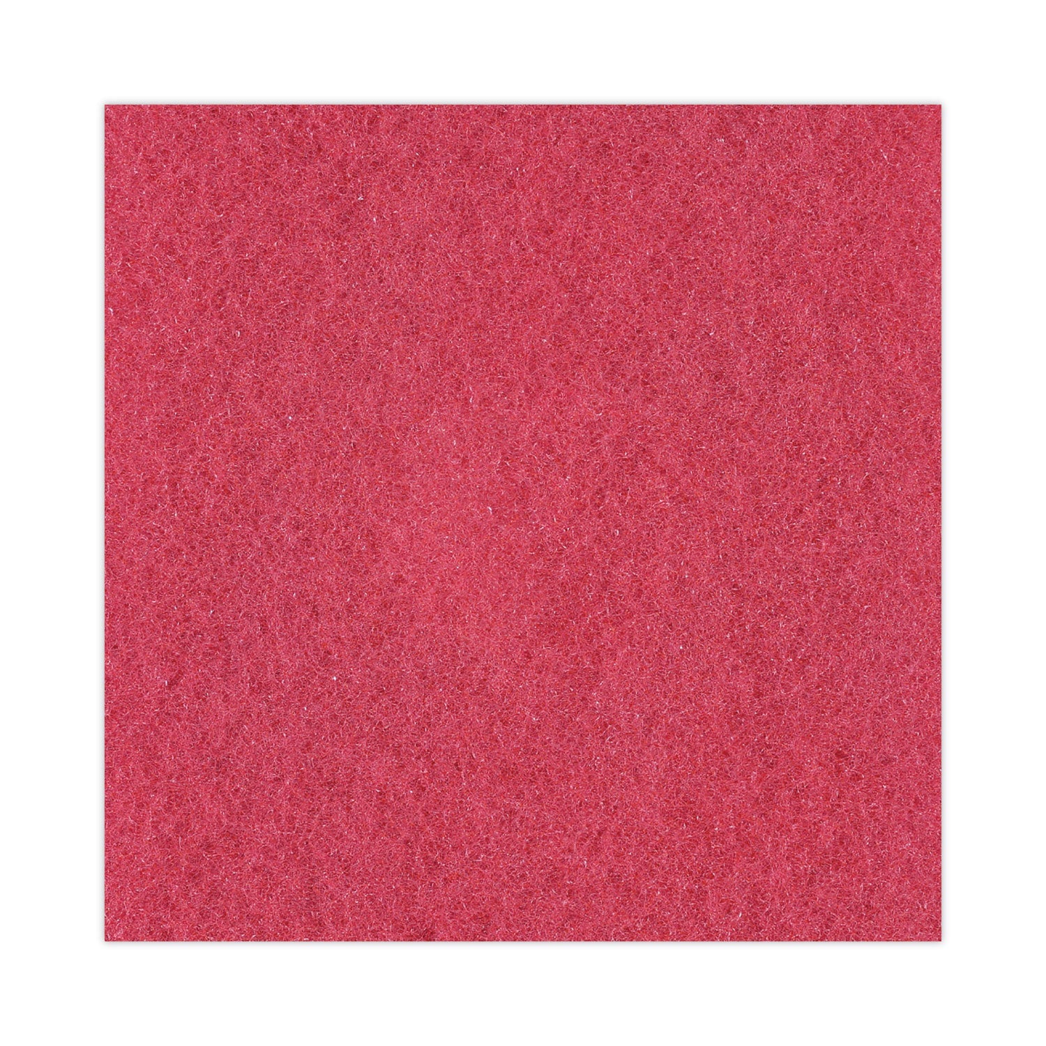 Boardwalk Buffing Floor Pads, 21" Diameter, Red, 5/Carton