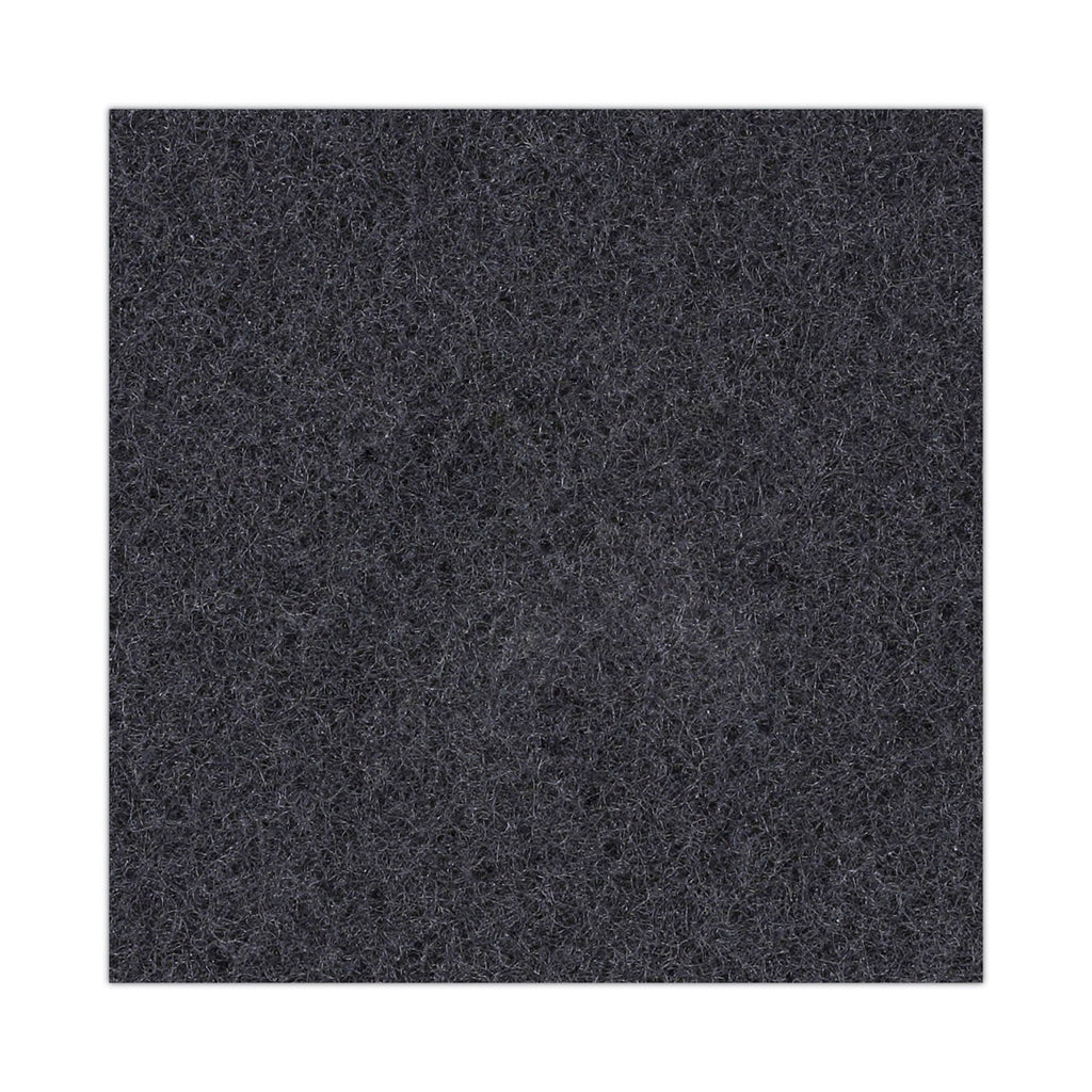 Boardwalk Stripping Floor Pads, 20" Diameter, Black, 5/Carton