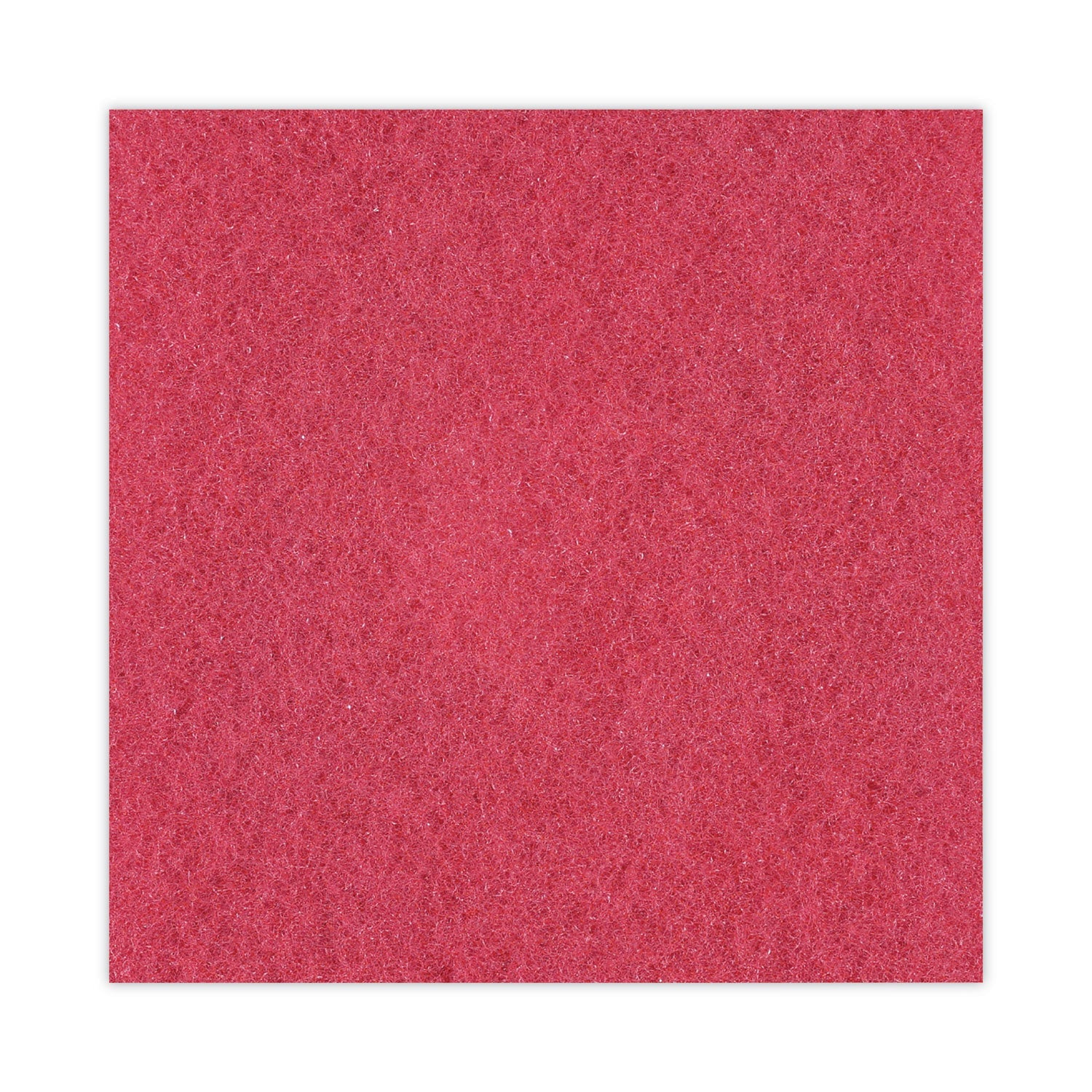 Boardwalk Buffing Floor Pads, 19" Diameter, Red, 5/Carton
