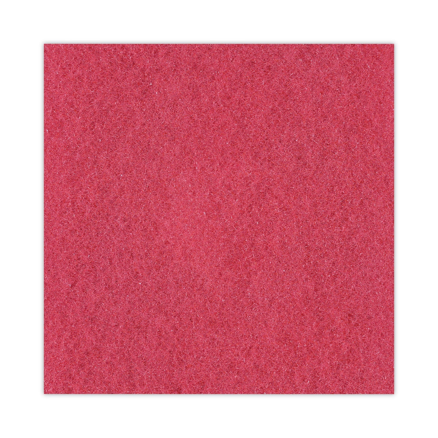 Boardwalk Buffing Floor Pads, 18" Diameter, Red, 5/Carton