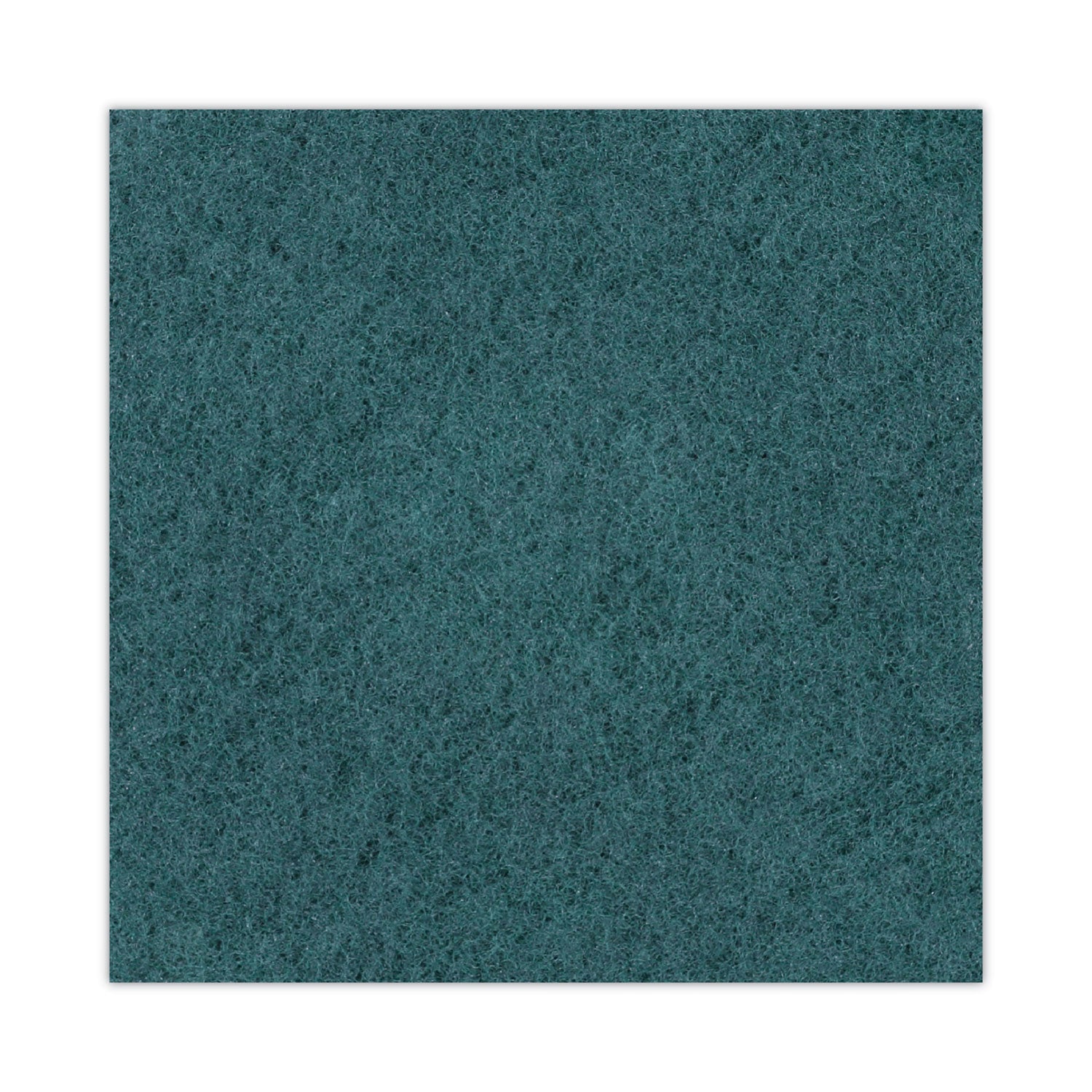 Boardwalk Heavy-Duty Scrubbing Floor Pads, 16" Diameter, Green, 5/Carton