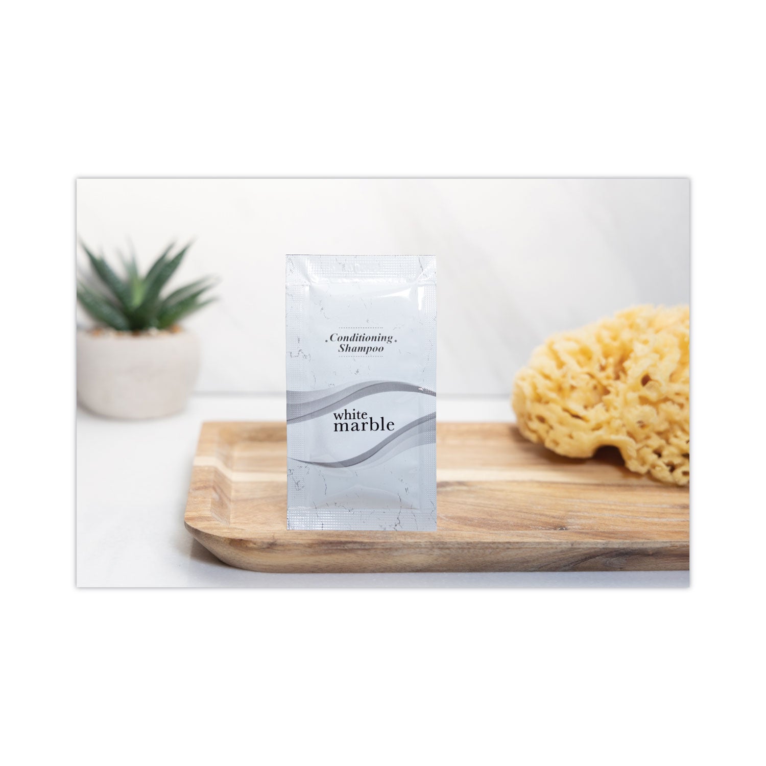 Breck Shampoo/Conditioner, Clean Scent, 0.25 oz Packet, 500/Carton