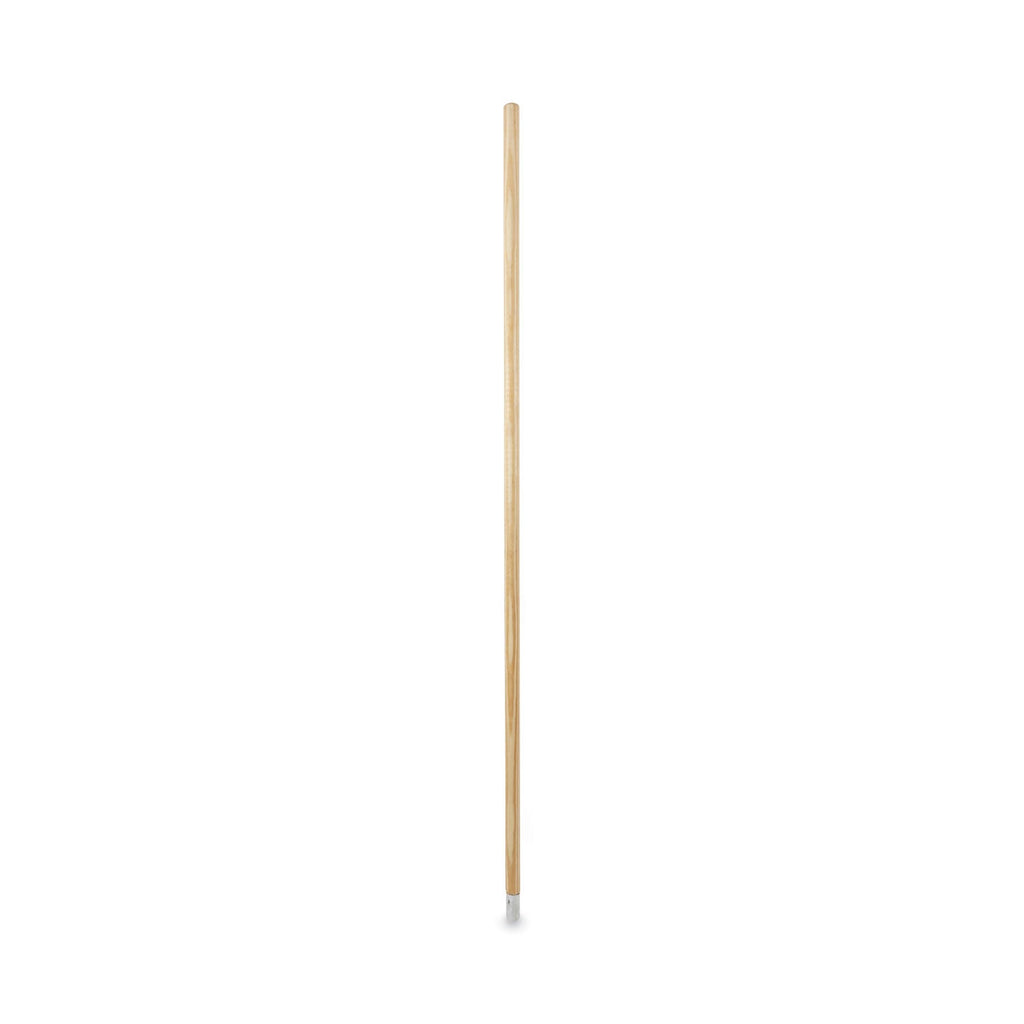 Boardwalk Lie-Flat Screw-In Mop Handle, Lacquered Wood, 1.13" dia x 54", Natural