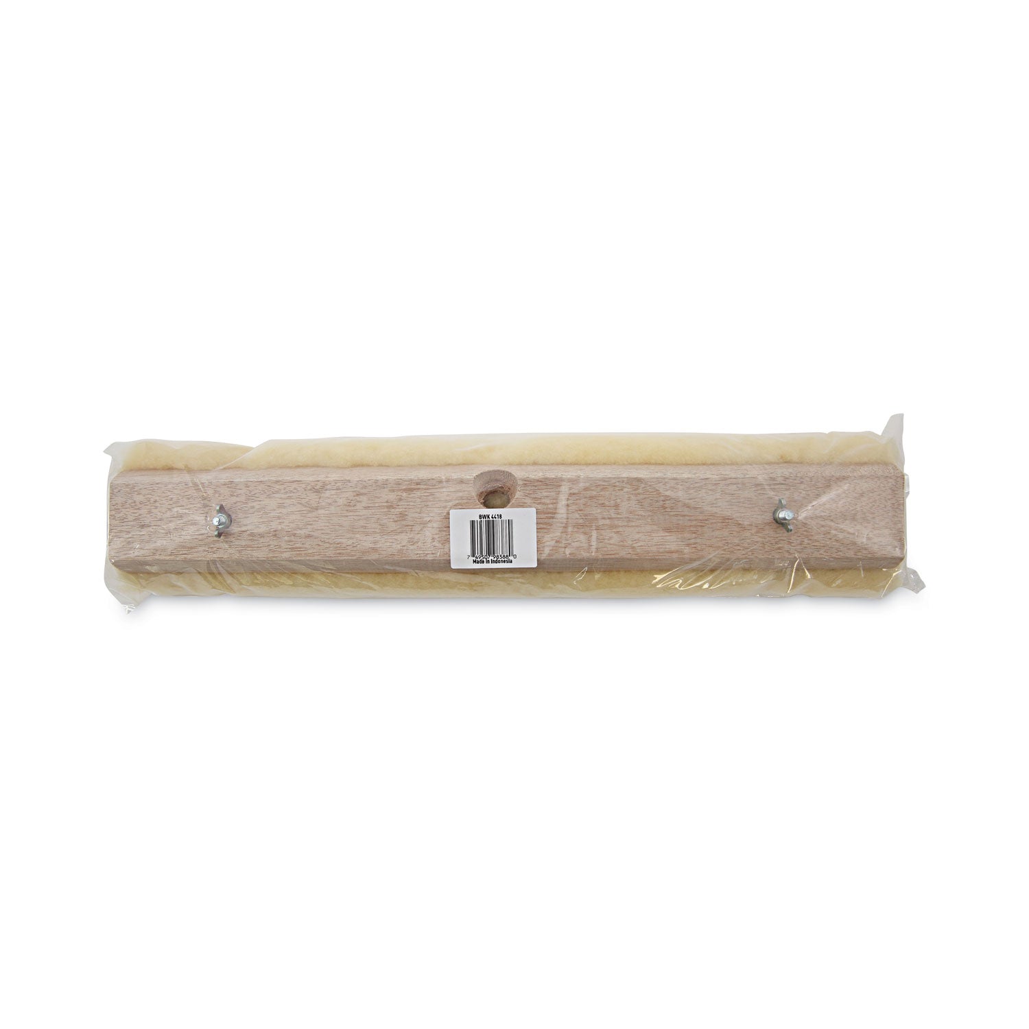 Boardwalk Mop Head, Finish Applicator, Lambswool, 18-Inch, White