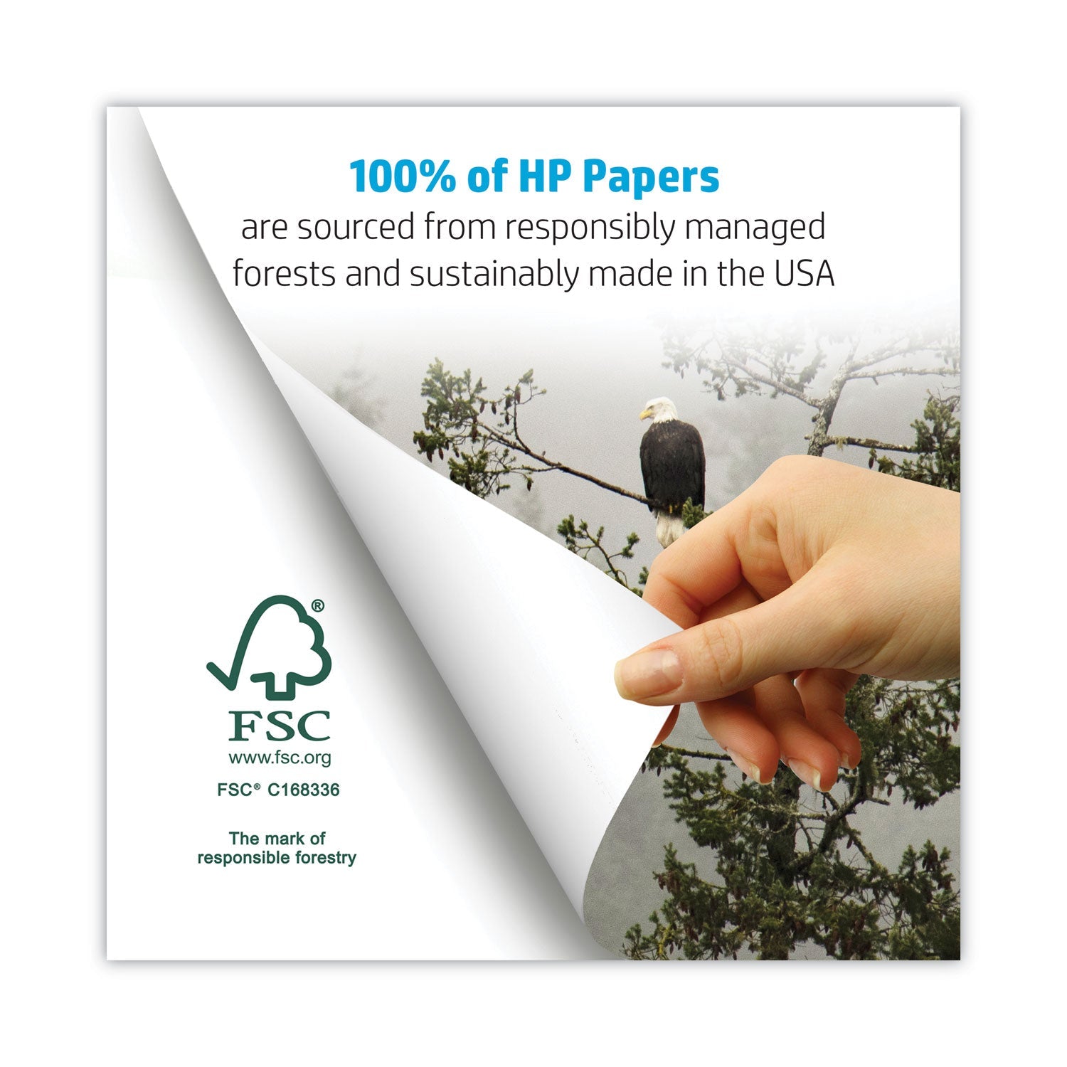 HP Papers MultiPurpose20 Paper, 96 Bright, 20 lb Bond Weight, 11 x 17, White, 500/Ream