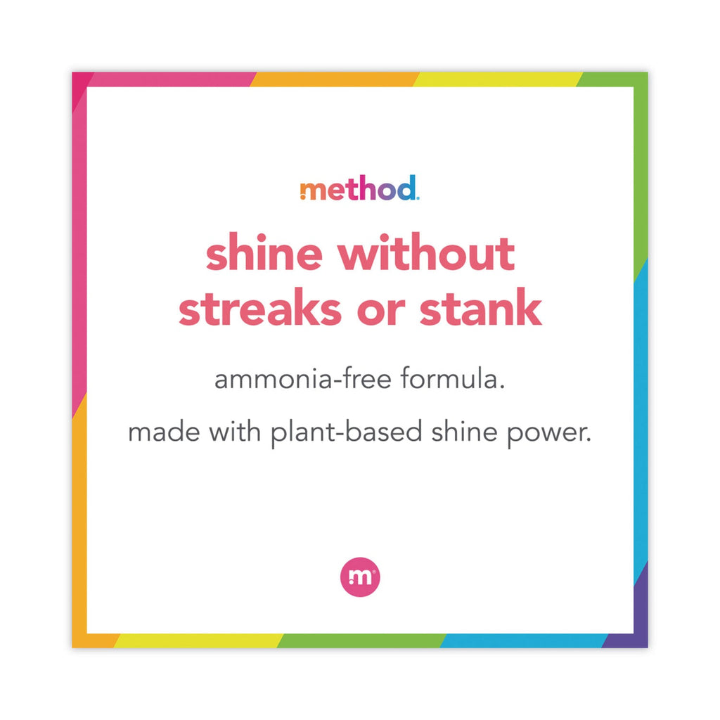 Method Glass and Surface Cleaner, Mint, 28 oz Spray Bottle, 8/Carton