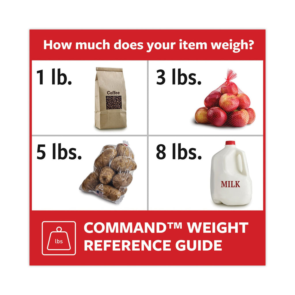 Command Picture Hanging Strips, Value Pack, Medium, Removable, Holds Up to 12 lbs, 0.75 x 2.75, White, 12 Pairs/Pack