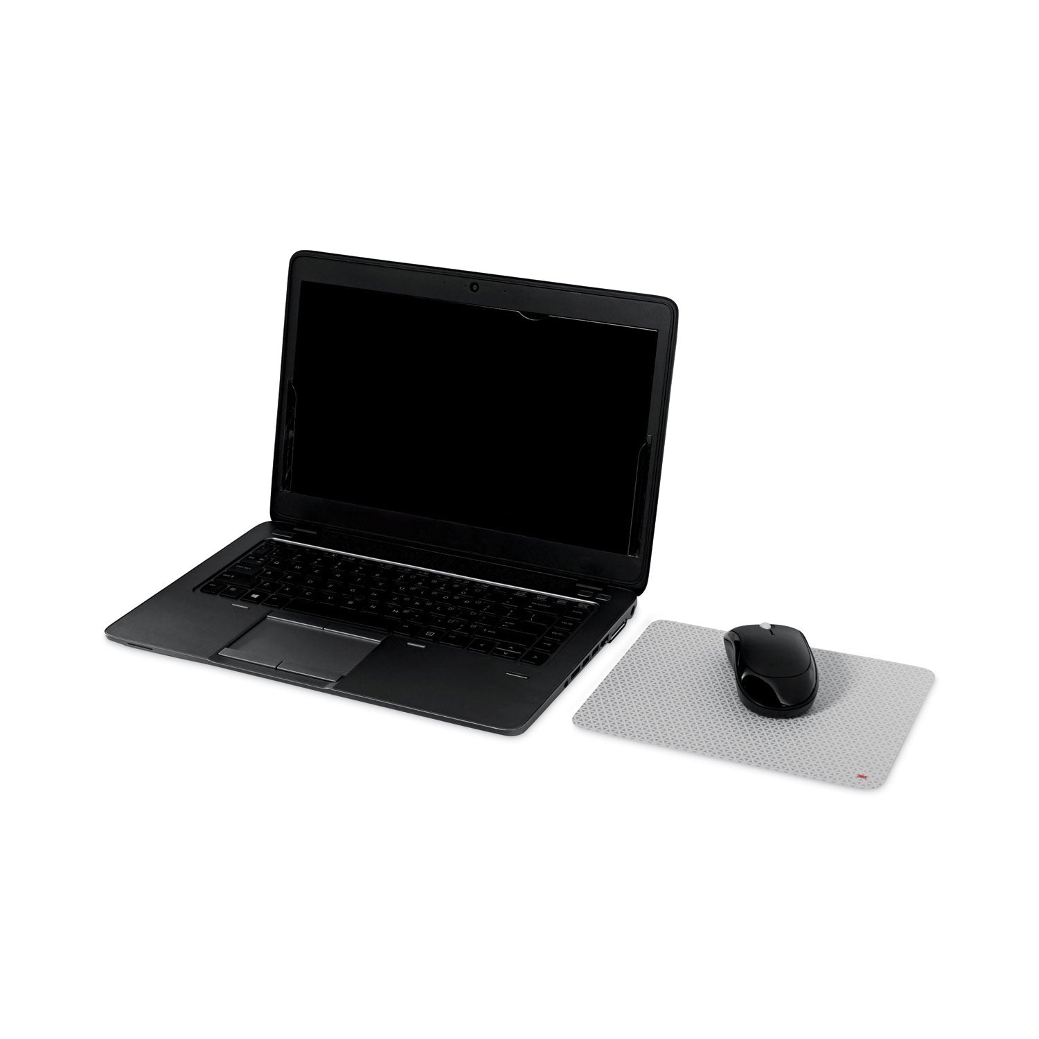 3M Precise Mouse Pad with Nonskid Repositionable Adhesive Back, 8.5 x 7, Bitmap Design