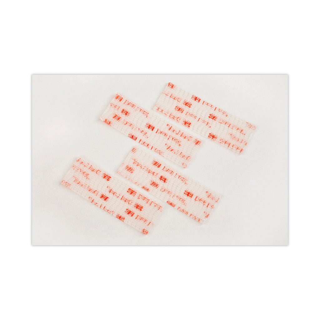 Scotch Extreme Fasteners, 1" x 3", Clear, 2/Pack