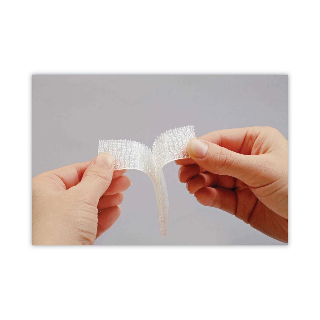 Scotch Extreme Fasteners, 1" x 3", Clear, 2/Pack